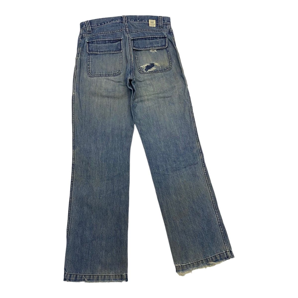 Gap VINTAGE GAP ARMY DISTRESSED DENIM PANTS Size US 31 - 7 Thumbnail