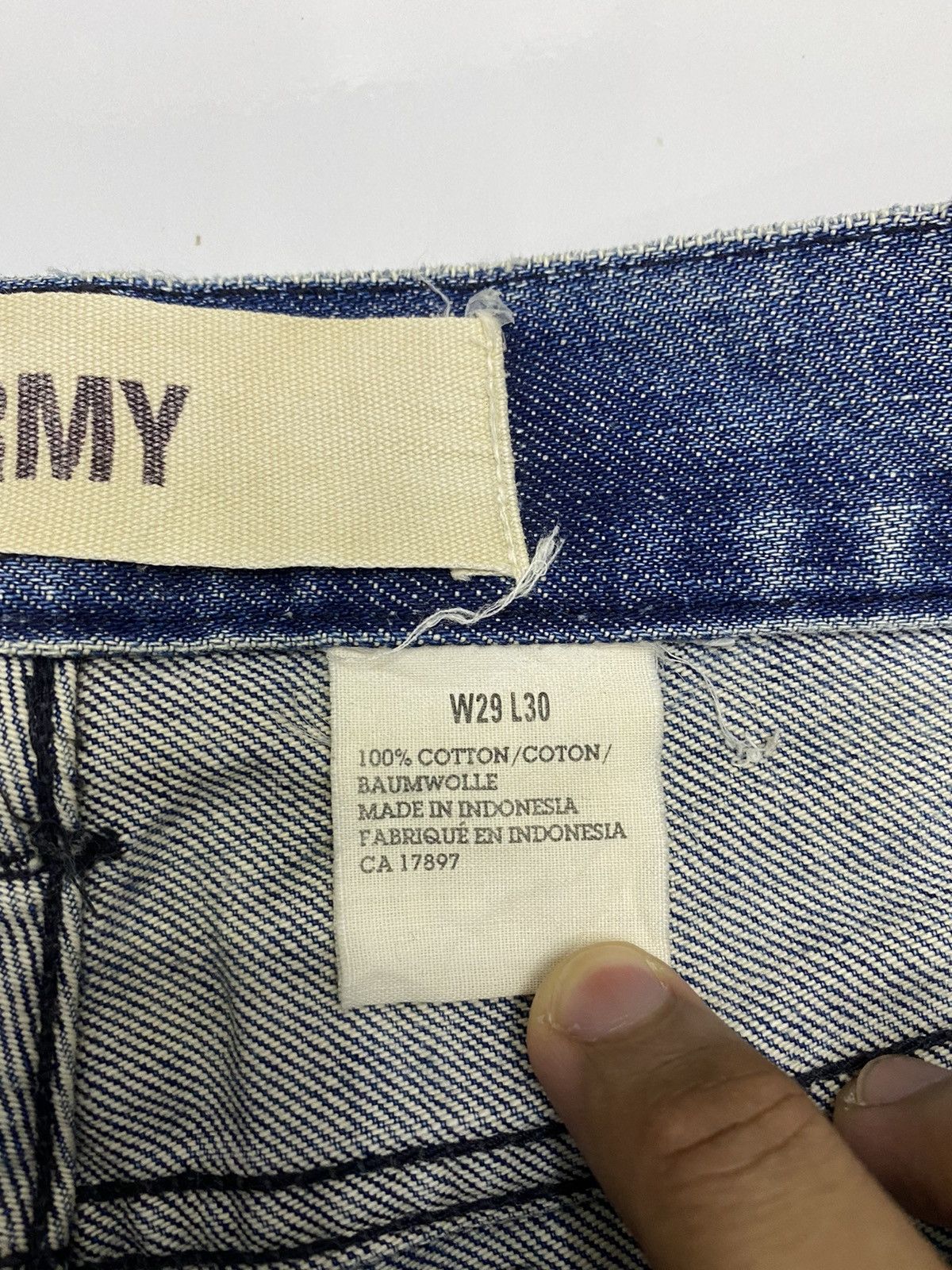Gap VINTAGE GAP ARMY DISTRESSED DENIM PANTS Size US 31 - 10 Thumbnail
