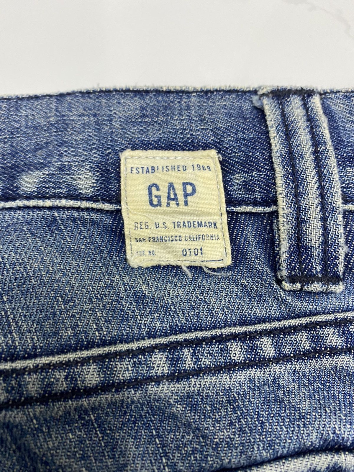 Gap VINTAGE GAP ARMY DISTRESSED DENIM PANTS Size US 31 - 8 Thumbnail