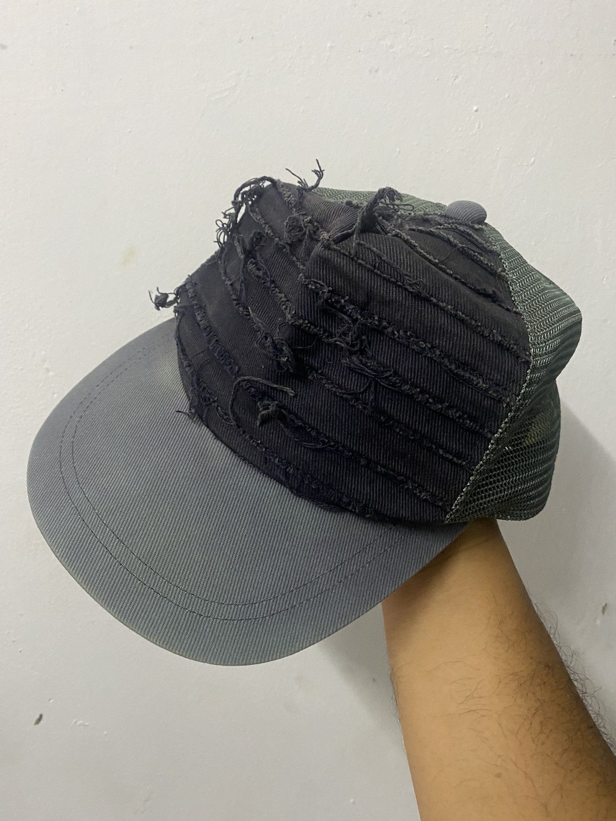 image of Vintage VTG Distress Ideology Trucked Hat in Faded, Men's