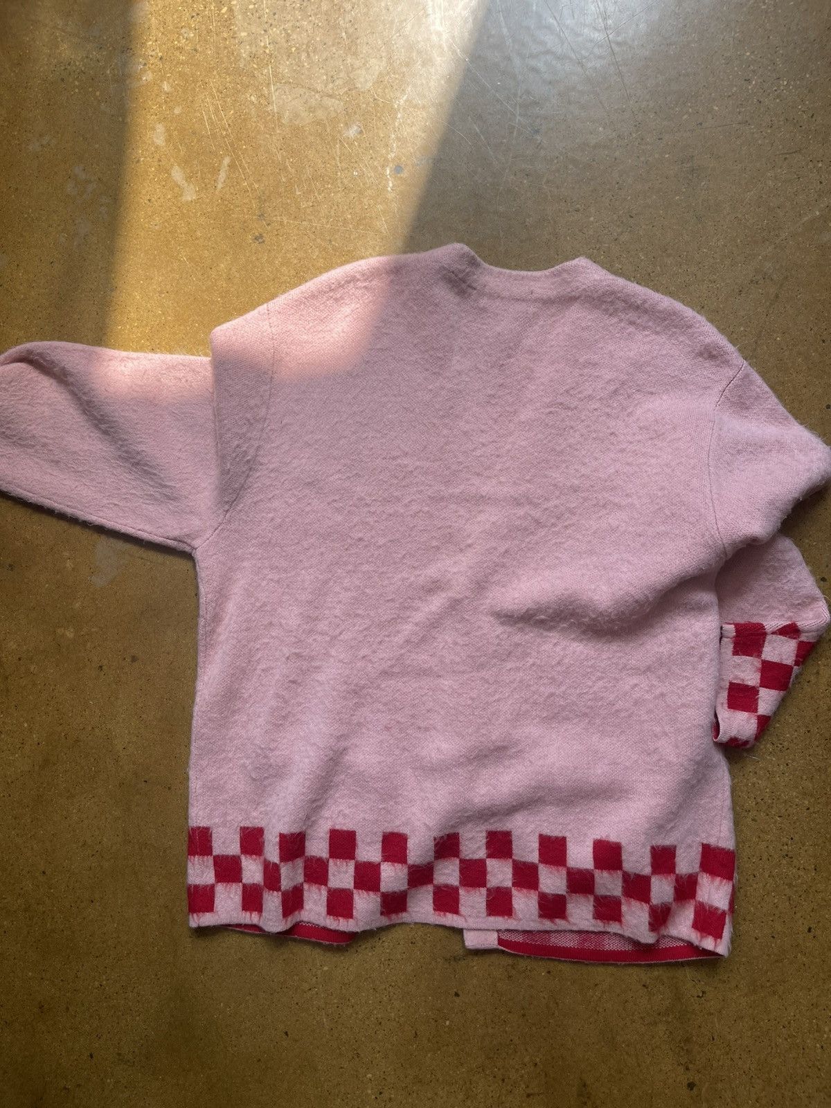 Supreme Supreme Checkered Mohair Brushed Cardigan Size US L / EU 52-54 / 3 - 4 Thumbnail
