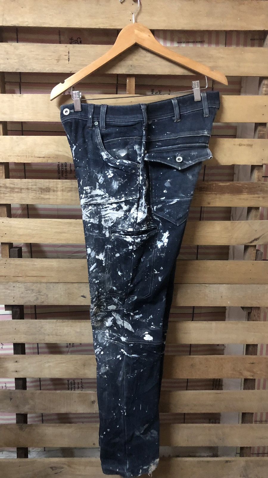 Designer × Japanese Brand 🔥Fieldcore Cargo Painter by Japanese Brand Jeans Size US 34 / EU 50 - 4 Thumbnail