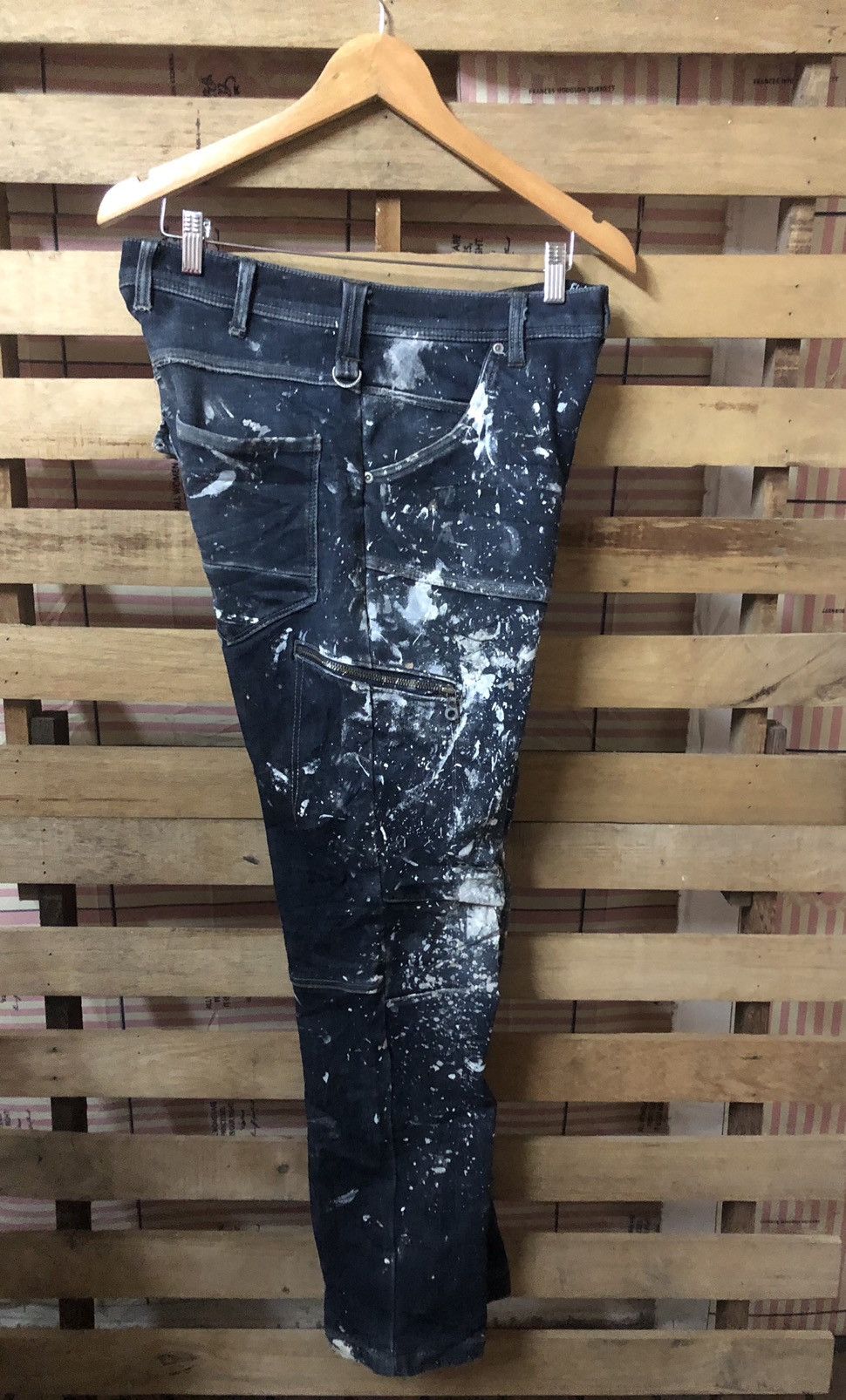 Designer × Japanese Brand 🔥Fieldcore Cargo Painter by Japanese Brand Jeans Size US 34 / EU 50 - 3 Thumbnail