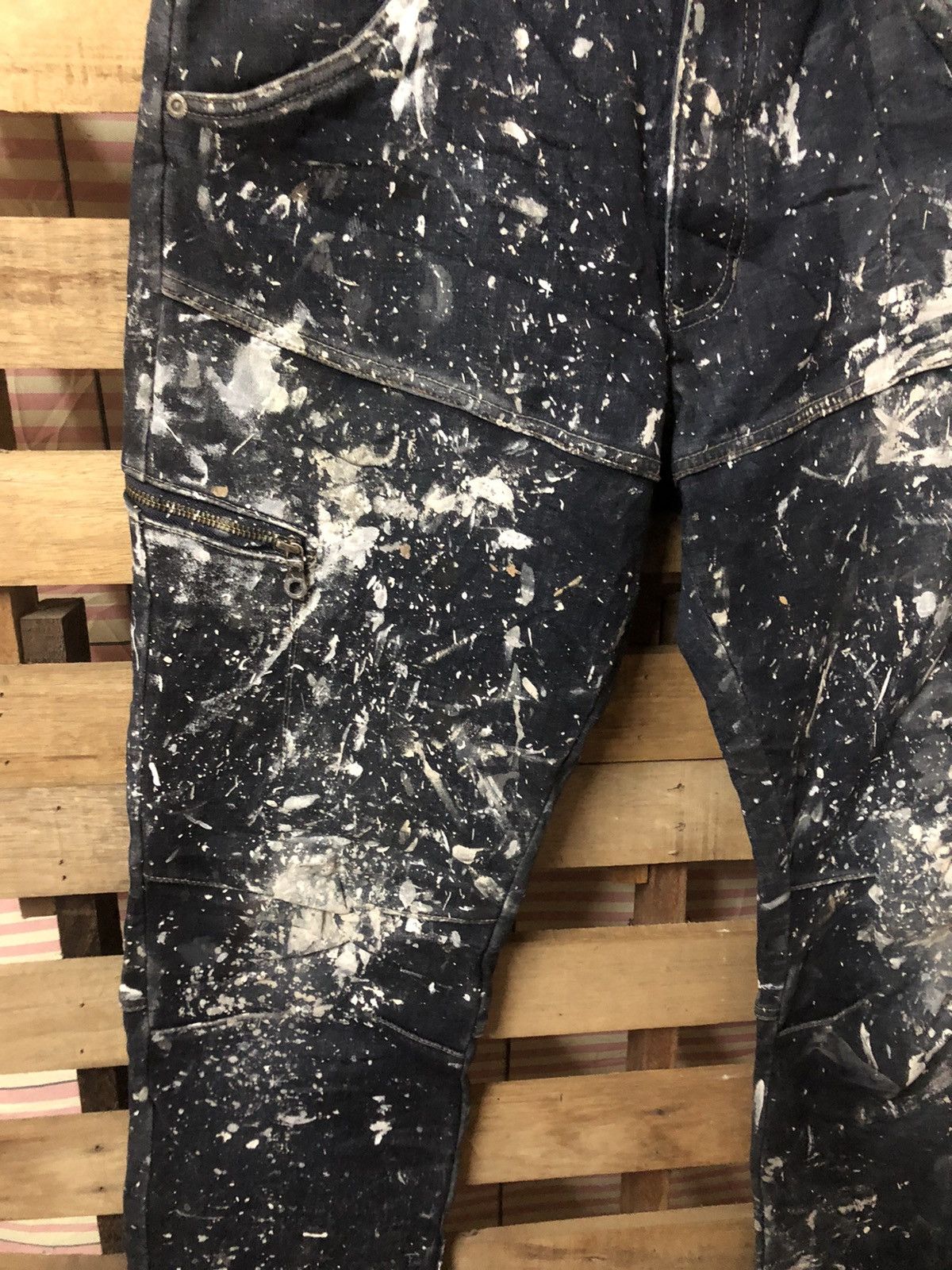 Designer × Japanese Brand 🔥Fieldcore Cargo Painter by Japanese Brand Jeans Size US 34 / EU 50 - 5 Thumbnail