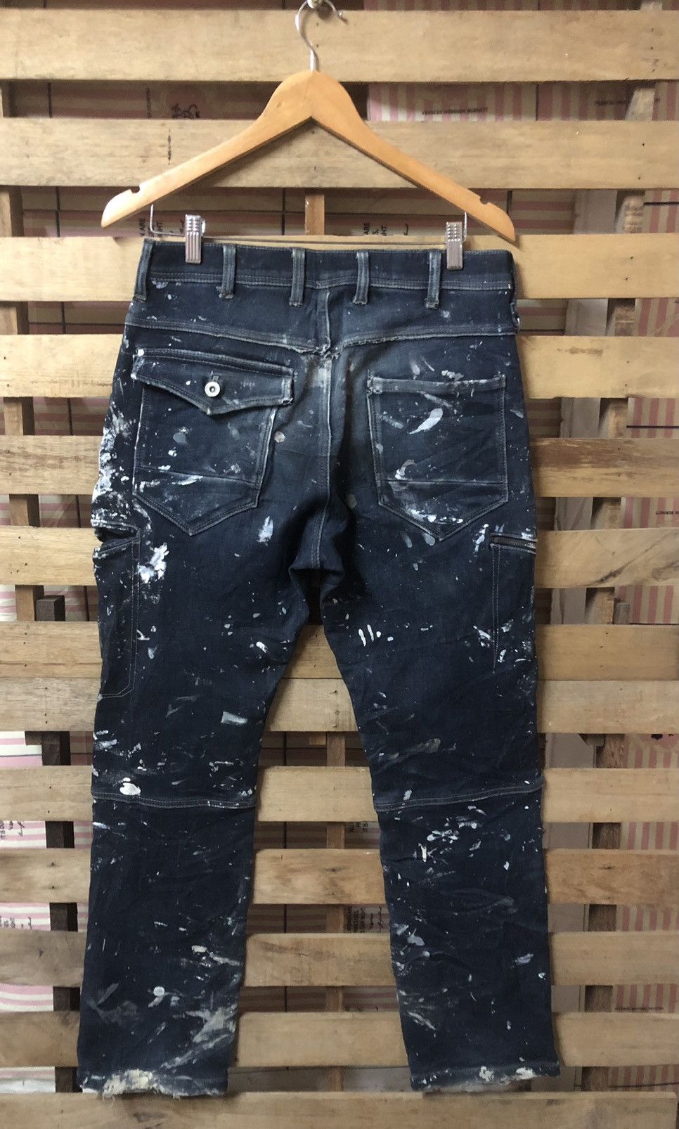 Designer × Japanese Brand 🔥Fieldcore Cargo Painter by Japanese Brand Jeans Size US 34 / EU 50 - 2 Thumbnail