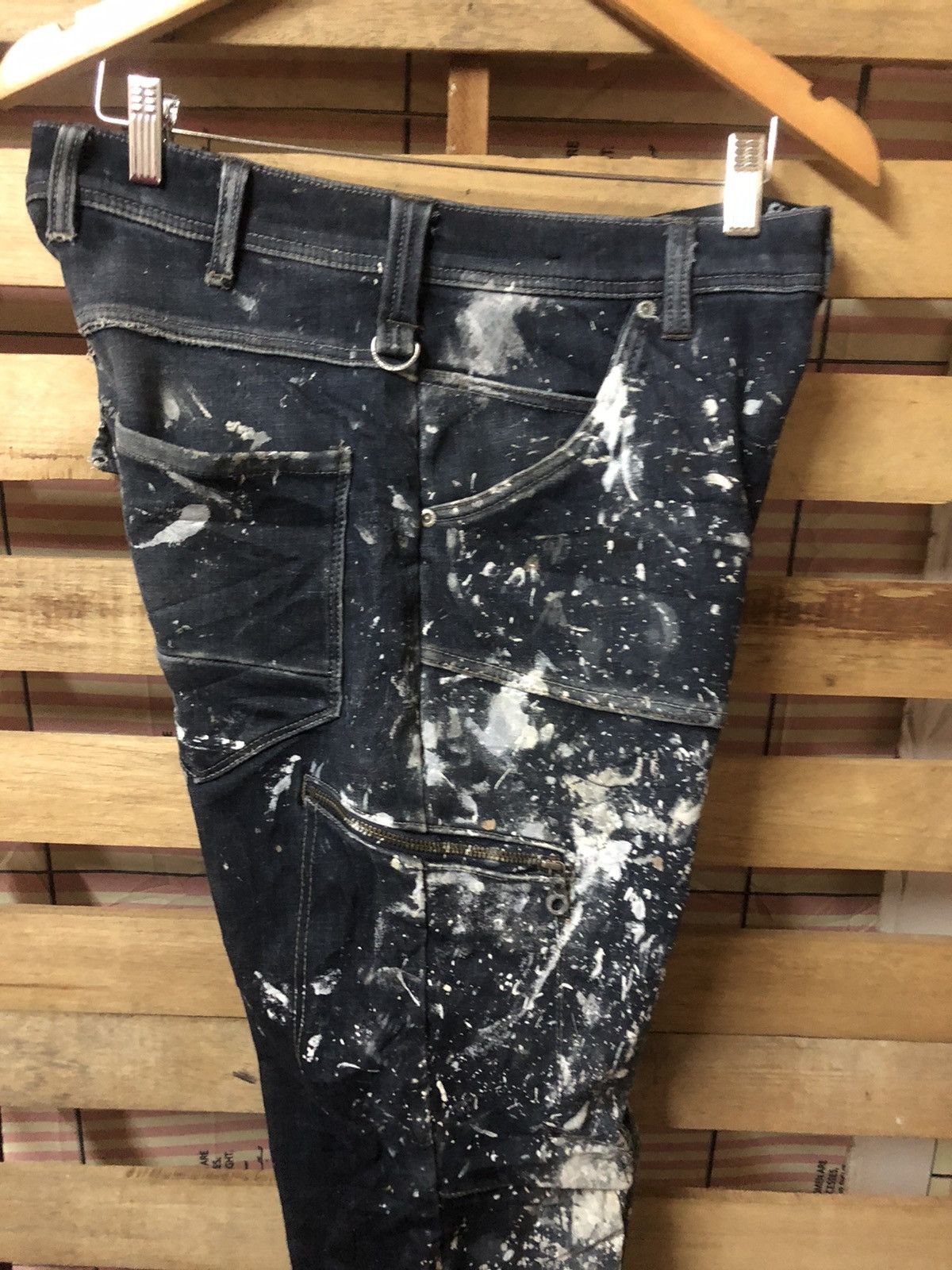 Designer × Japanese Brand 🔥Fieldcore Cargo Painter by Japanese Brand Jeans Size US 34 / EU 50 - 8 Thumbnail