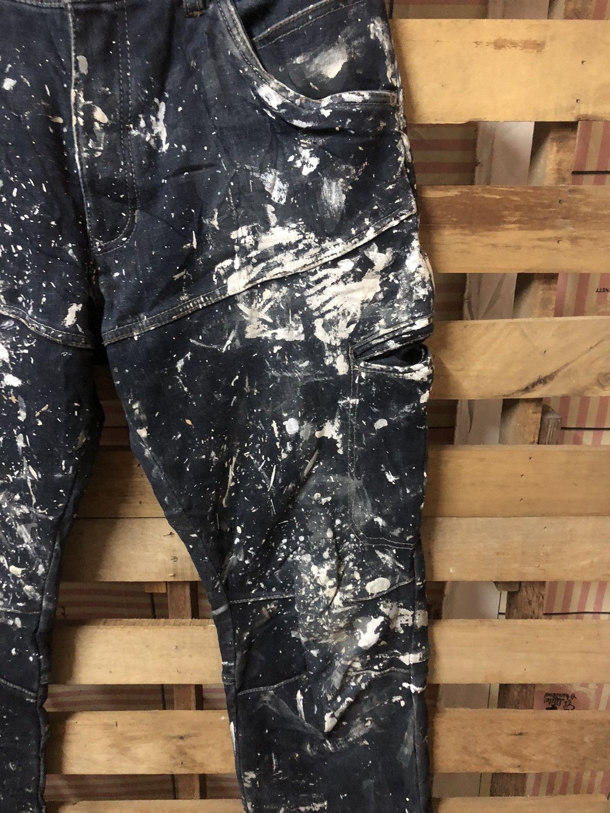 Designer × Japanese Brand 🔥Fieldcore Cargo Painter by Japanese Brand Jeans Size US 34 / EU 50 - 7 Thumbnail