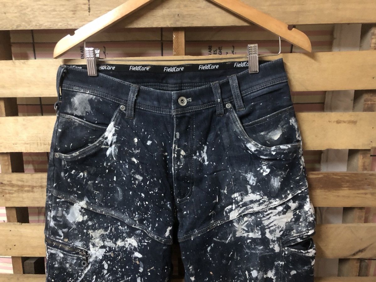 Designer × Japanese Brand 🔥Fieldcore Cargo Painter by Japanese Brand Jeans Size US 34 / EU 50 - 6 Thumbnail