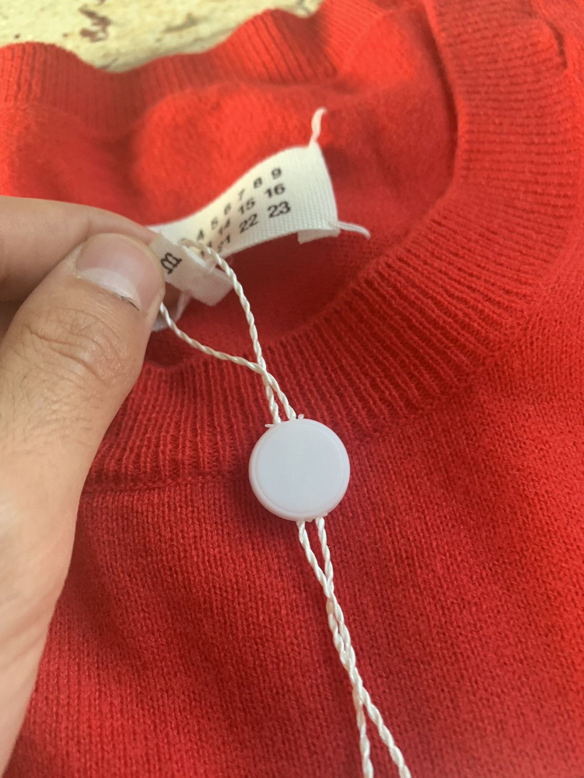 Maison Margiela S50HA0823 Distressed Knitwear in Red Size US M / EU 48-50 / 2 - 9 Thumbnail