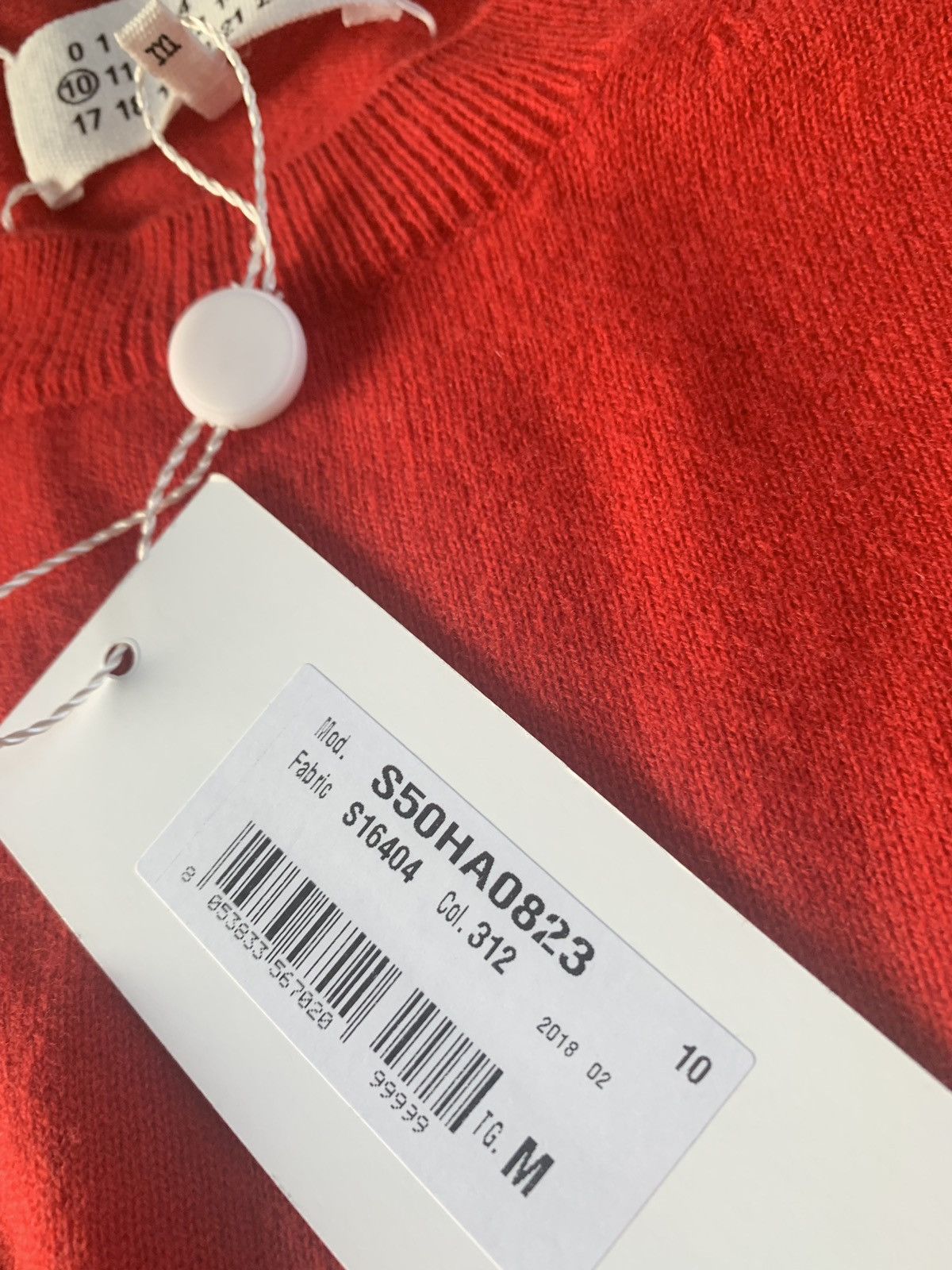 Maison Margiela S50HA0823 Distressed Knitwear in Red Size US M / EU 48-50 / 2 - 10 Thumbnail