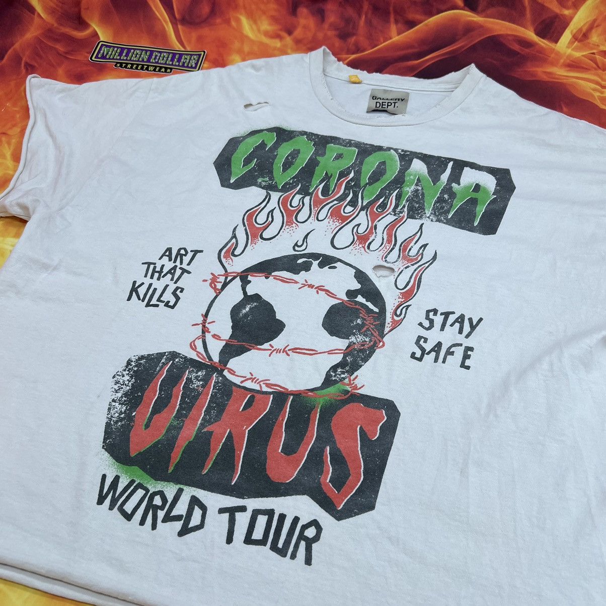 Gallery Dept. Corona virus tee Size US XL / EU 56 / 4 - 3 Thumbnail