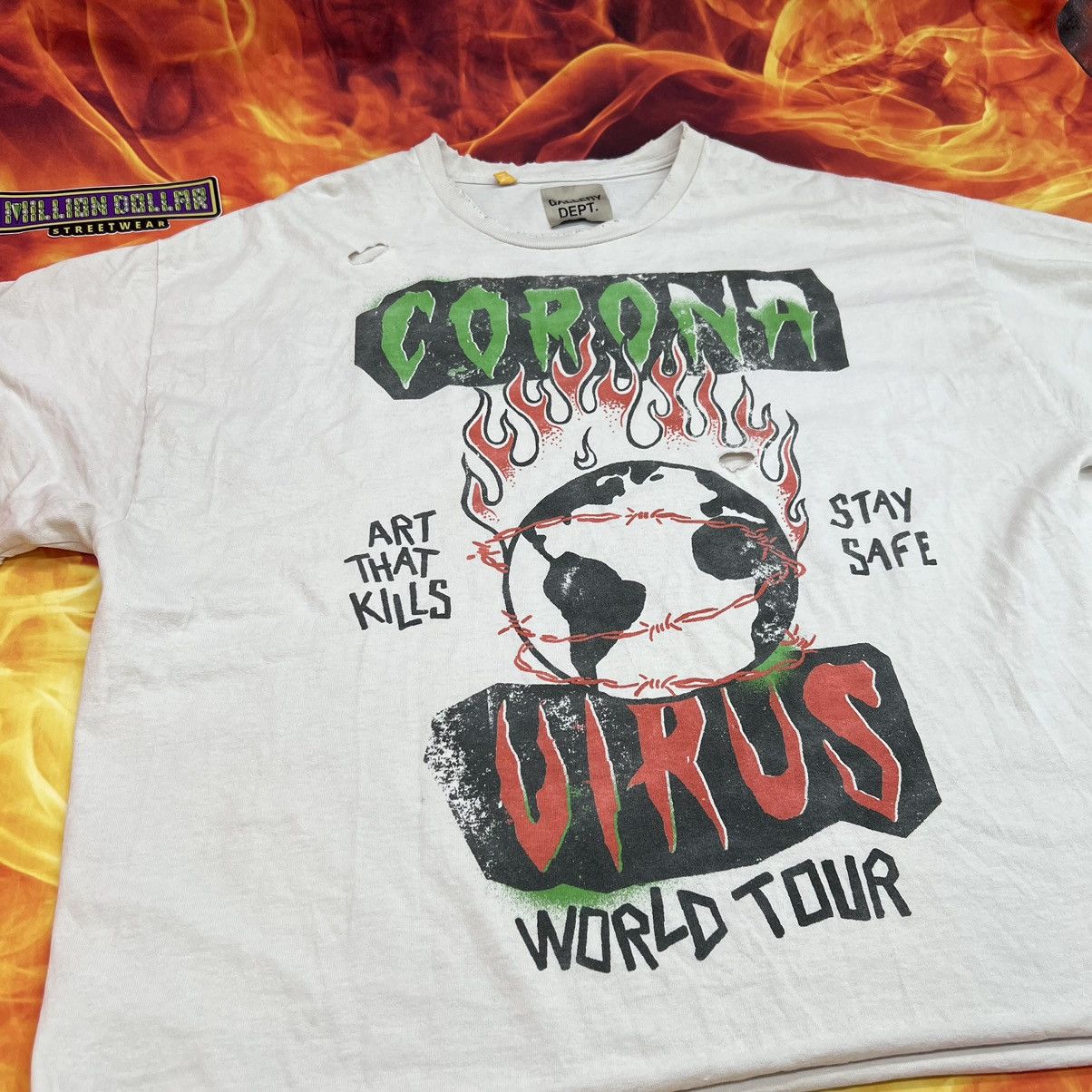 Gallery Dept. Corona virus tee Size US XL / EU 56 / 4 - 2 Thumbnail