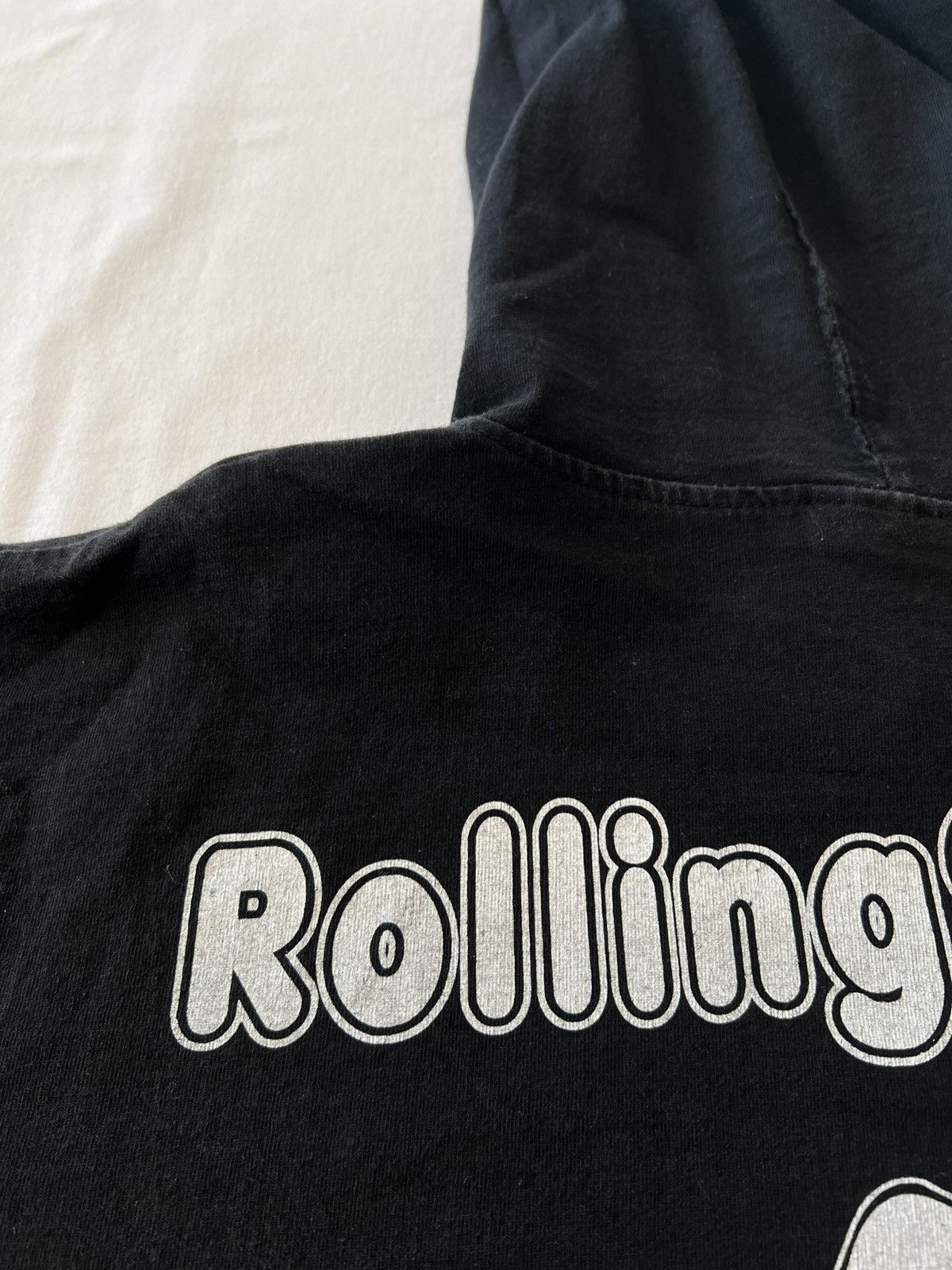 Band Tees Vintage 90s Rolling Stones Black Long Sleeve Hoodie Size US L / EU 52-54 / 3 - 14 Thumbnail
