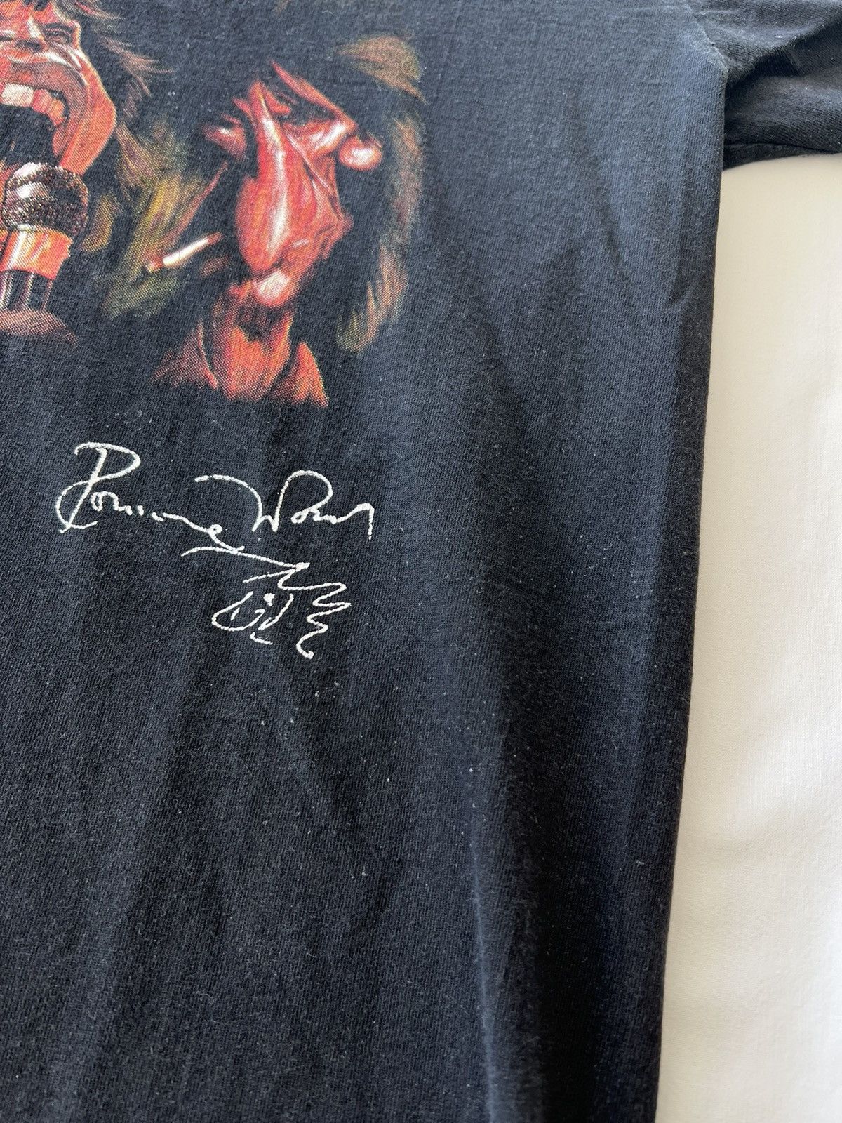 Band Tees Vintage 90s Rolling Stones Black Long Sleeve Hoodie Size US L / EU 52-54 / 3 - 7 Thumbnail
