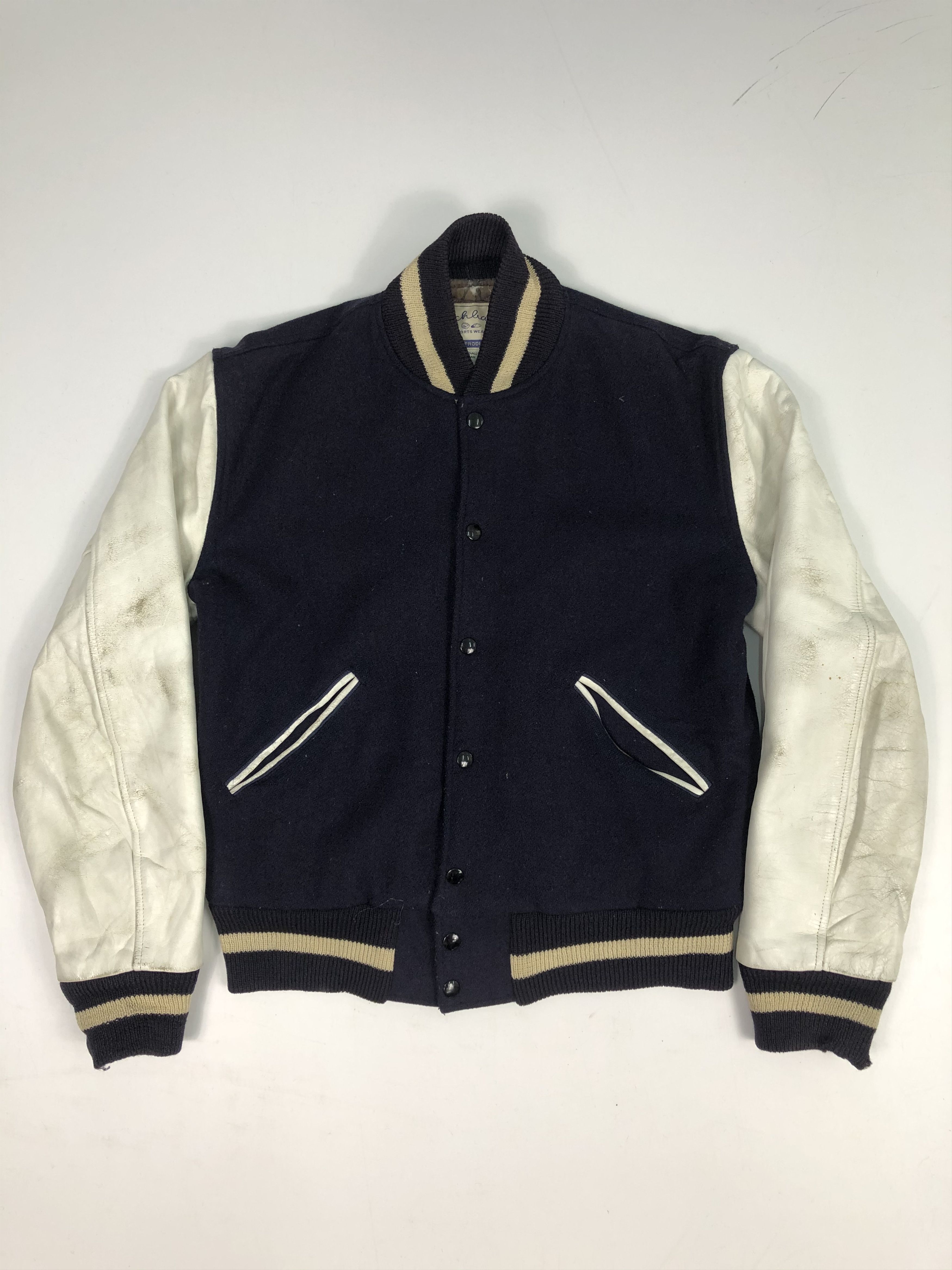 Vintage 80s Baseball Jumper Varsity Jacket V0048