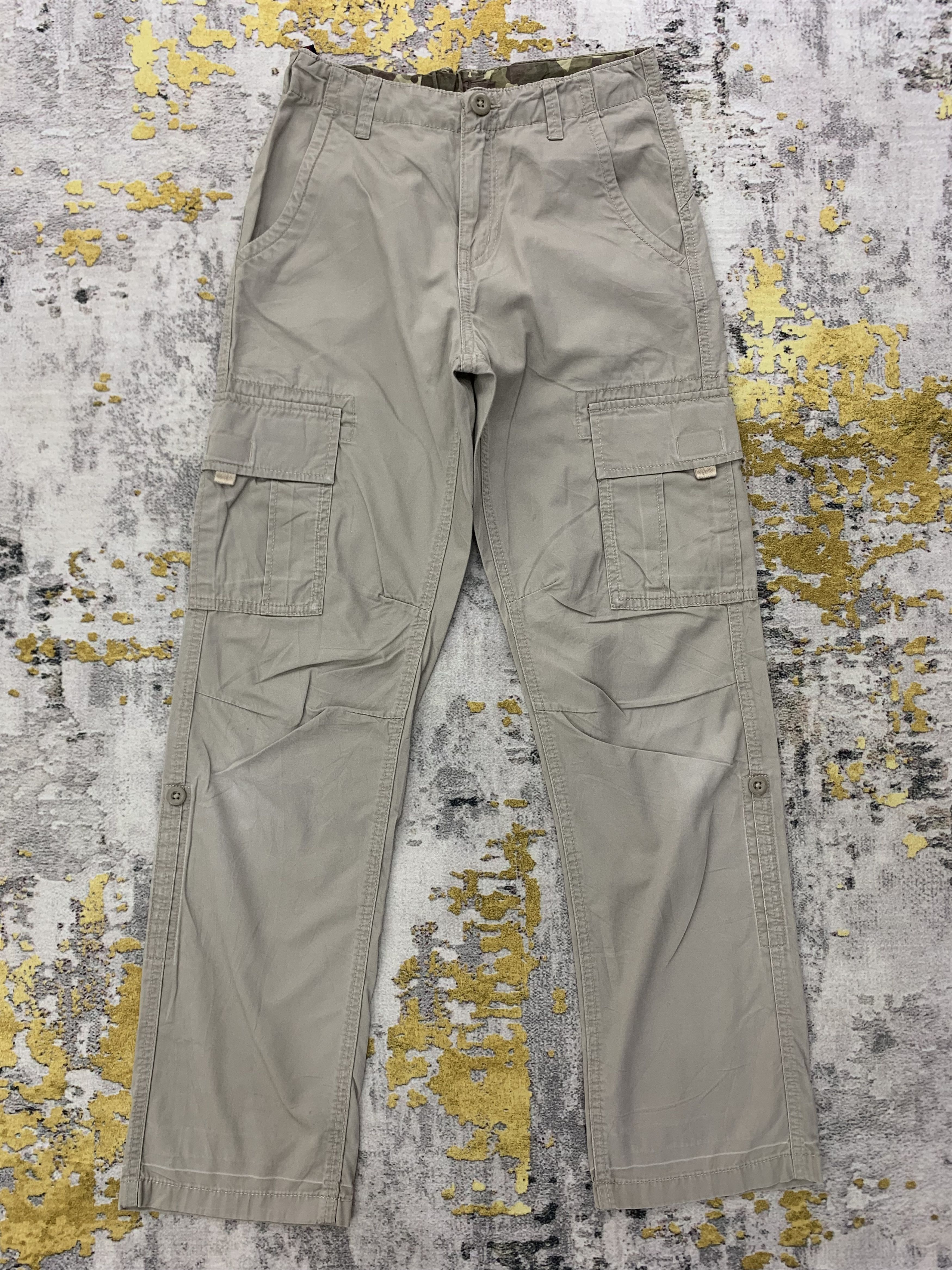 Japanese Brand × Uniqlo × Vintage Uniqlo Cargo Pants size 24 Size 24" / US 00 / IT 34 - 1 Thumbnail