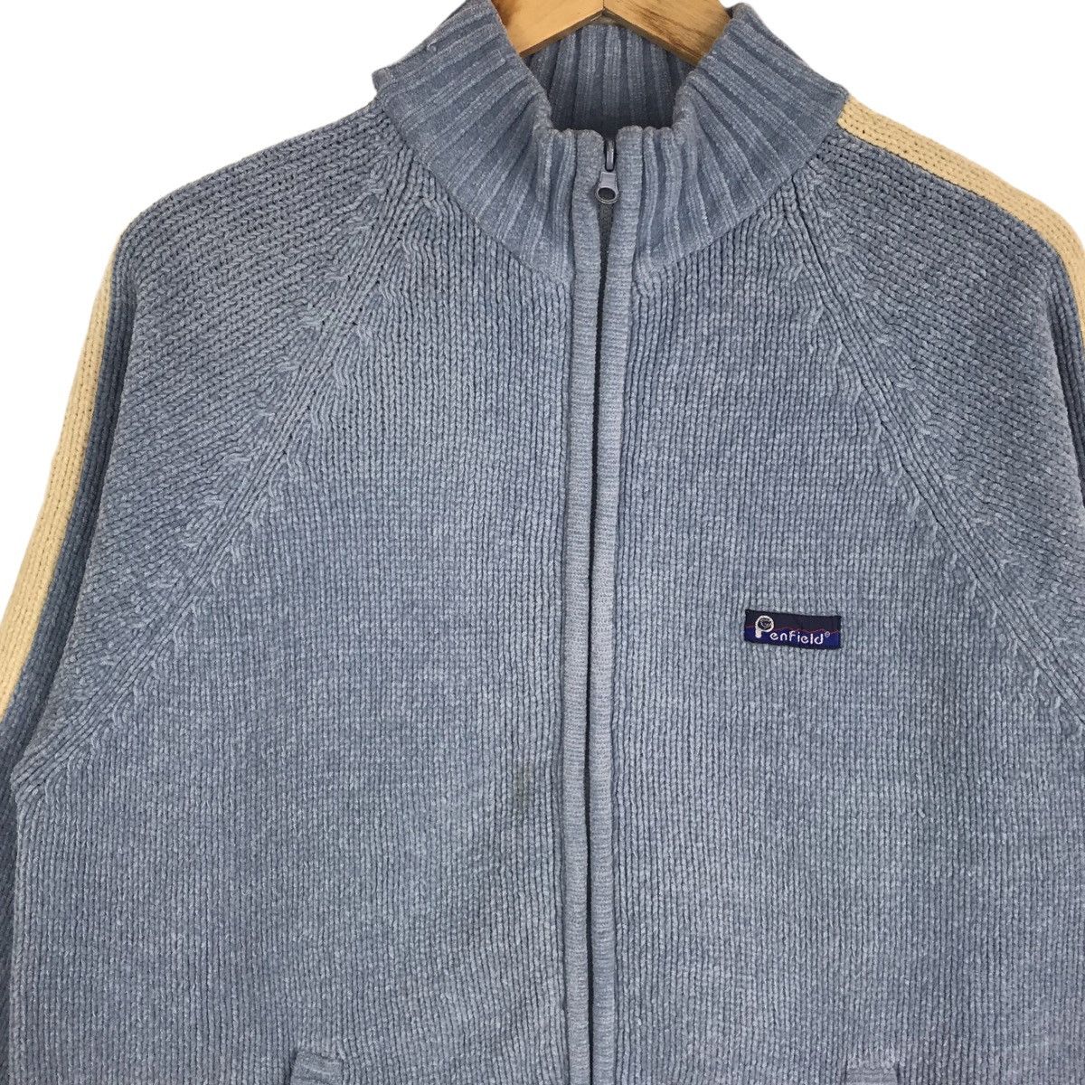 Penfield Vintage Penfield Small Logo Zipper Knit Sweater Jacket Size US L / EU 52-54 / 3 - 2 Thumbnail