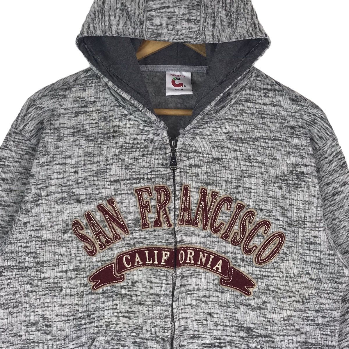 Vintage Vintage San Francisco California Zipper Hoodie Size US M / EU 48-50 / 2 - 2 Thumbnail