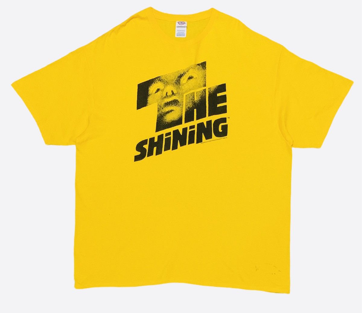 image of Design Vintage Horror Movie The Shining T-Shirt 2000S in Yellow, Men's (Size 2XL)