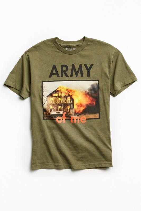 image of Pleasures Army Of Me Tee in Army Green, Men's (Size Small)