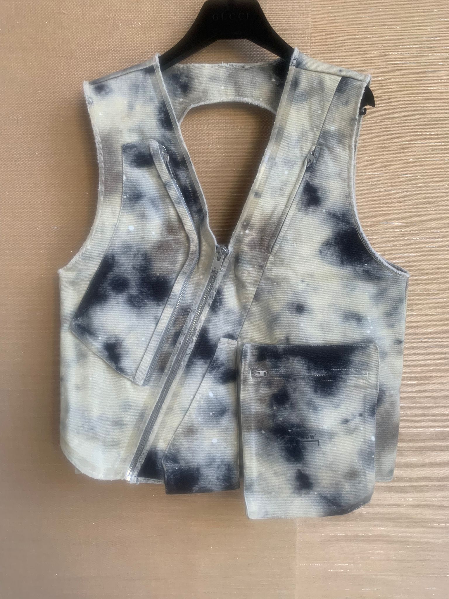 image of A Cold Wall x Diesel Utility Vest in Tie Dye, Men's (Size Small)