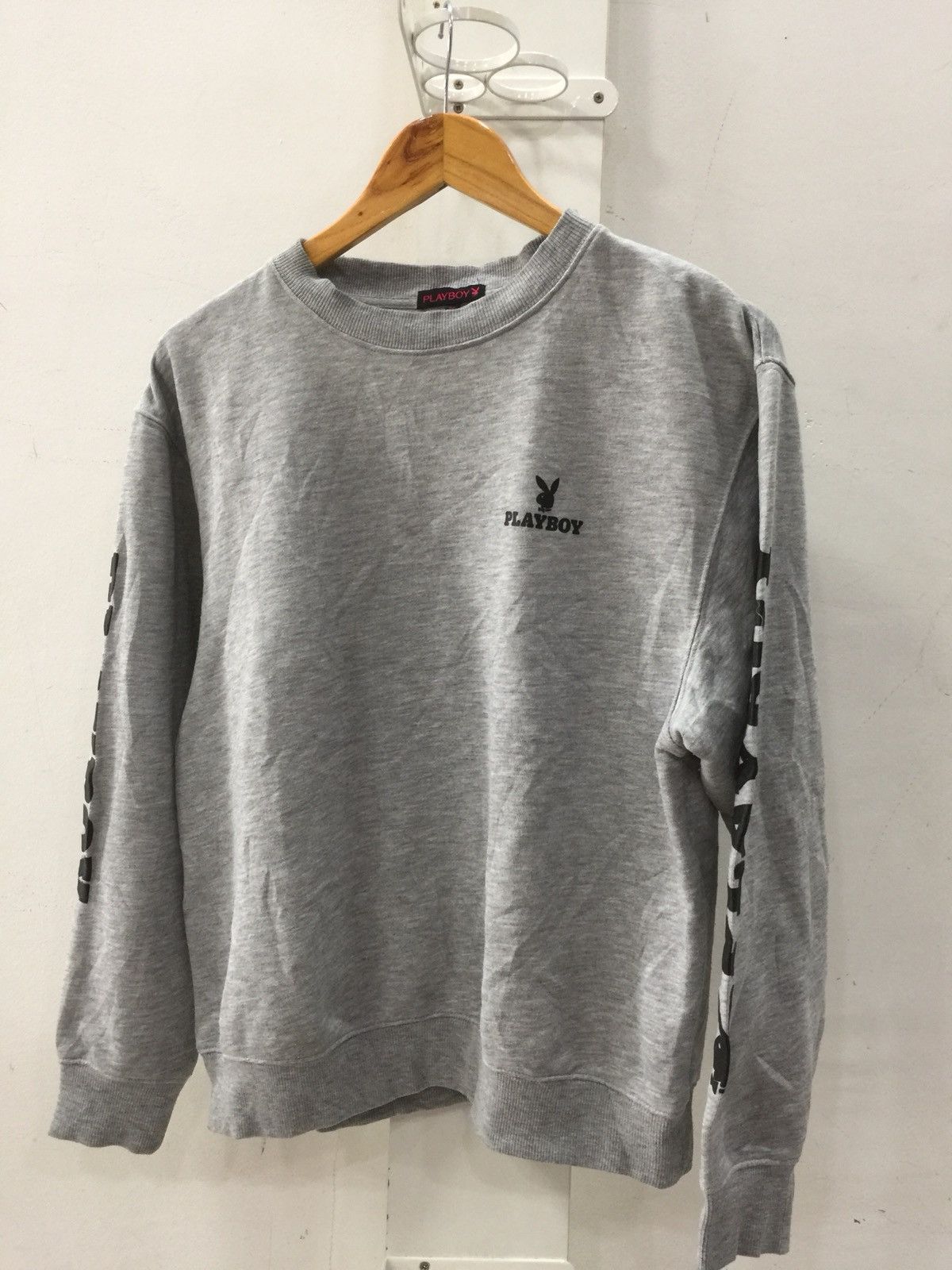 Playboy × Vintage 💥Final drope💥vintage Big Logo Sweatshirt by Playboy Size US S / EU 44-46 / 1 - 4 Thumbnail