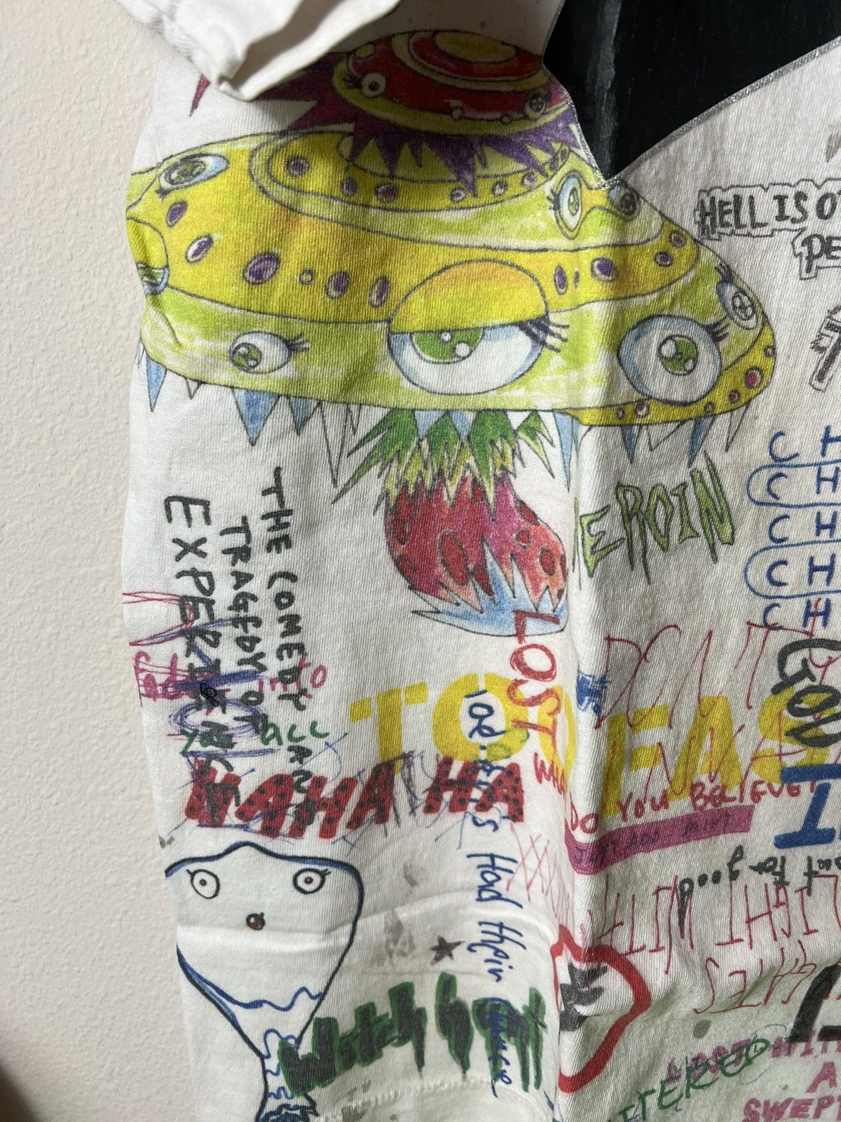 Saint Michael × Takashi Murakami Saint Michael Takashi Murakami Graffiti T-Shirt Size US XL / EU 56 / 4 - 4 Thumbnail