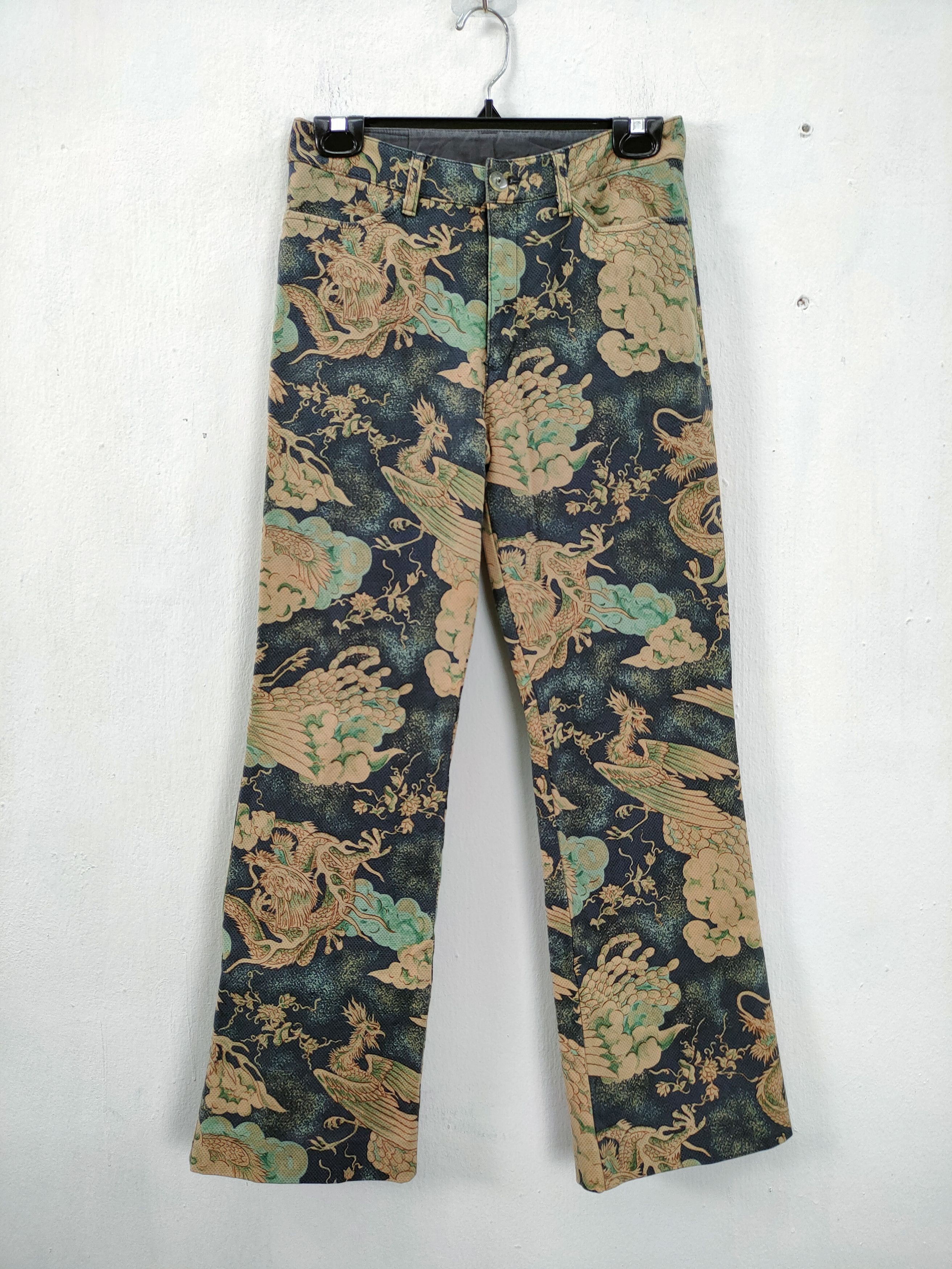 Japanese Brand 🔥DL Batsu Club Dragon yakuza Blue Denim pants #A134 Size US 28 / EU 44 - 1 Thumbnail