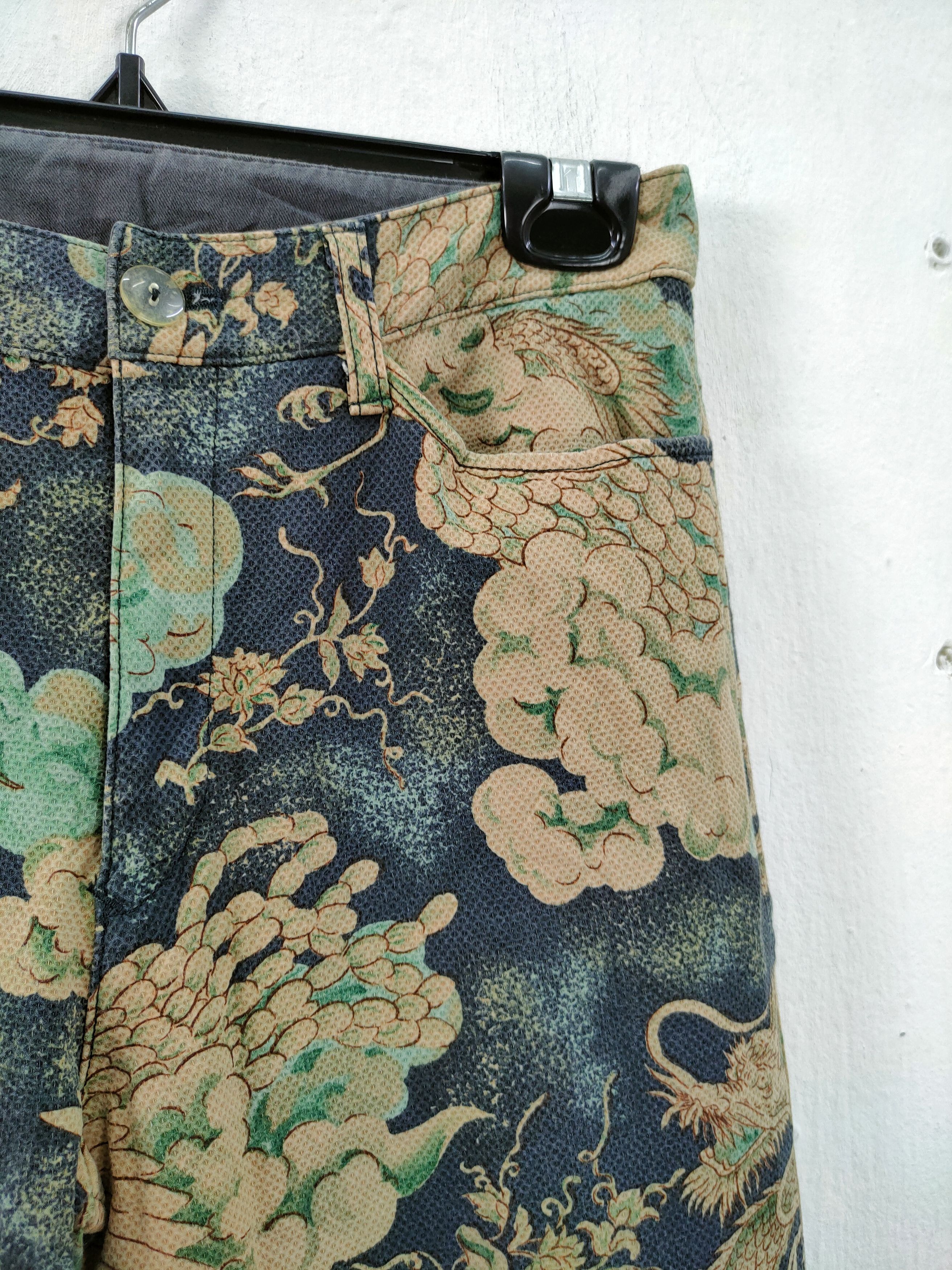 Japanese Brand 🔥DL Batsu Club Dragon yakuza Blue Denim pants #A134 Size US 28 / EU 44 - 7 Thumbnail