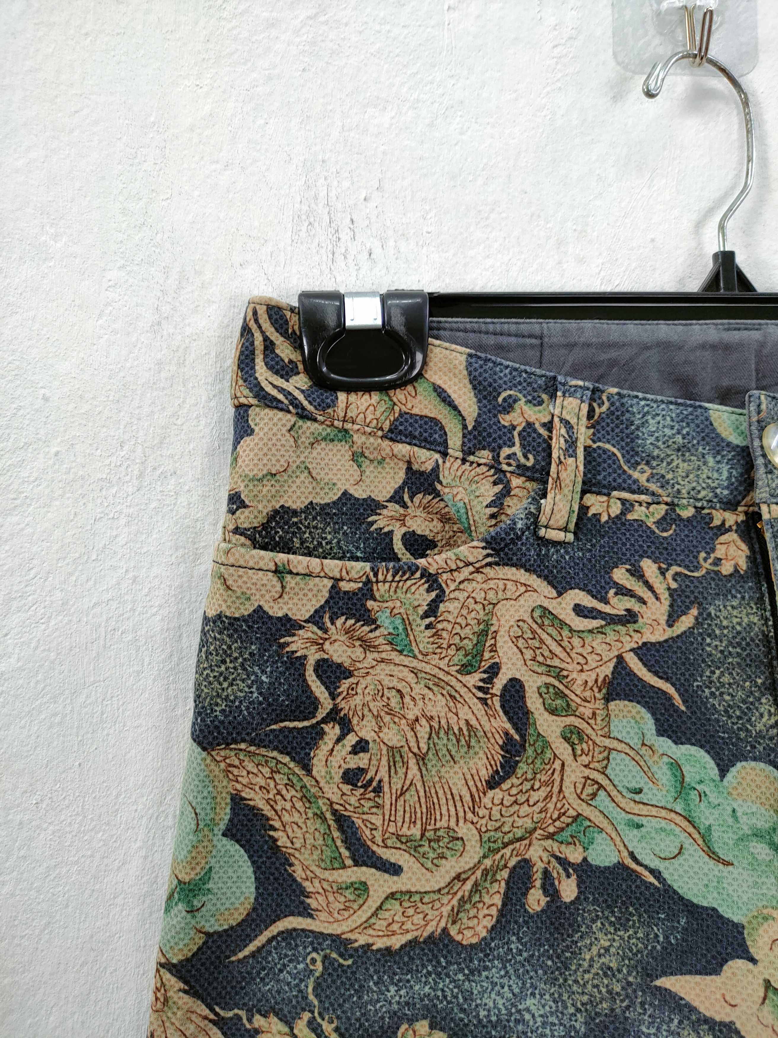 Japanese Brand 🔥DL Batsu Club Dragon yakuza Blue Denim pants #A134 Size US 28 / EU 44 - 6 Thumbnail