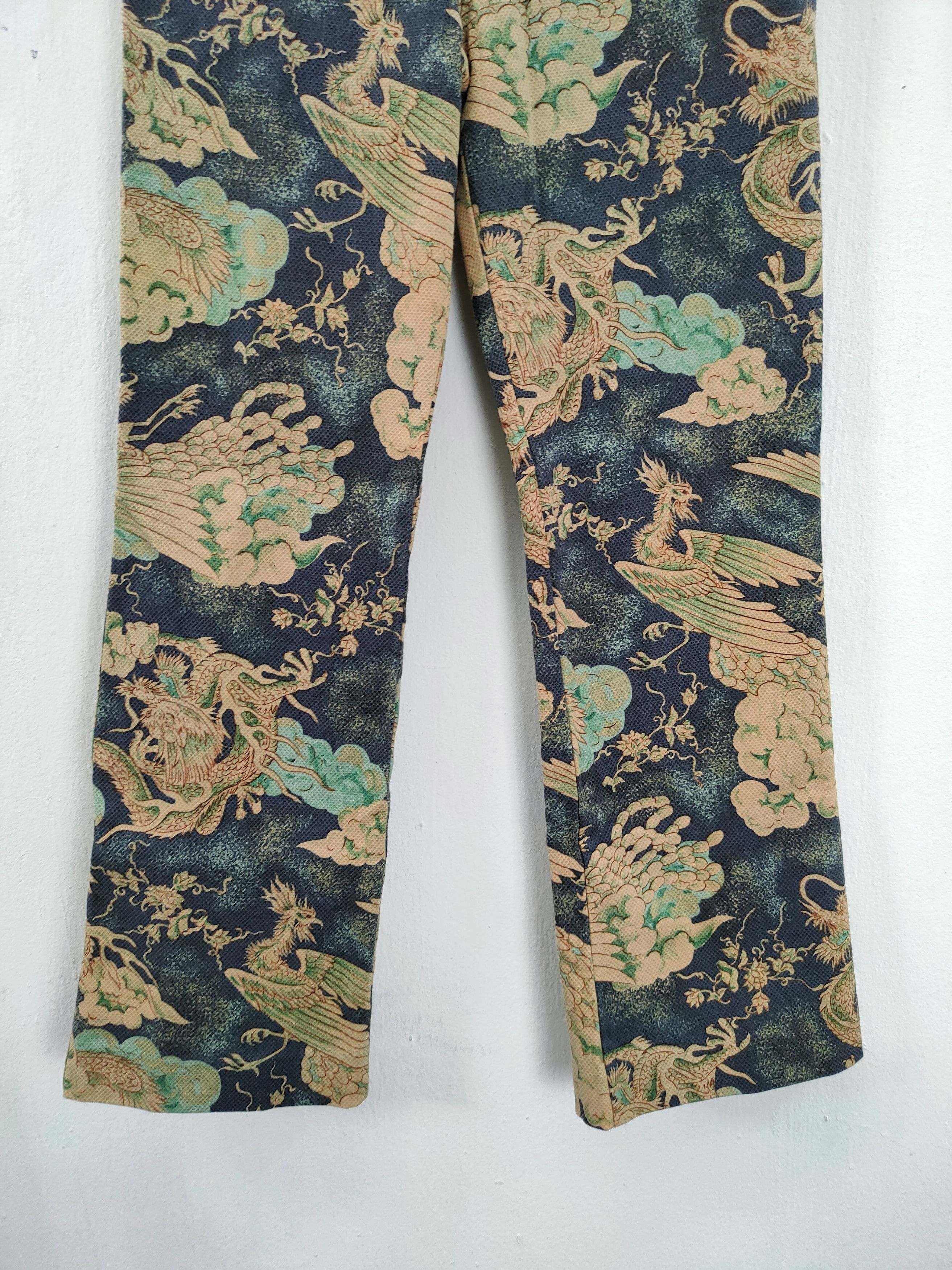 Japanese Brand 🔥DL Batsu Club Dragon yakuza Blue Denim pants #A134 Size US 28 / EU 44 - 4 Thumbnail