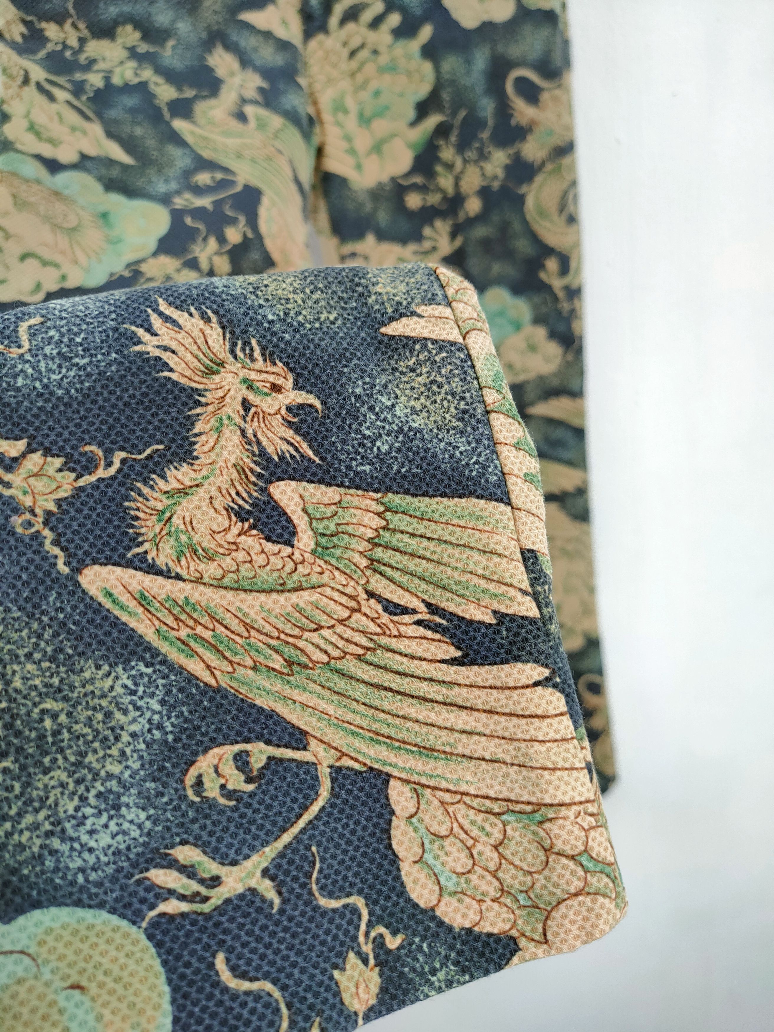 Japanese Brand 🔥DL Batsu Club Dragon yakuza Blue Denim pants #A134 Size US 28 / EU 44 - 5 Thumbnail