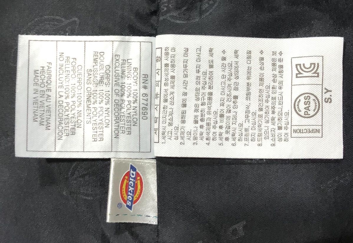 Dickies Dickies Black Puffer Jacket with Embroidery Logo Size US M / EU 48-50 / 2 - 17 Thumbnail