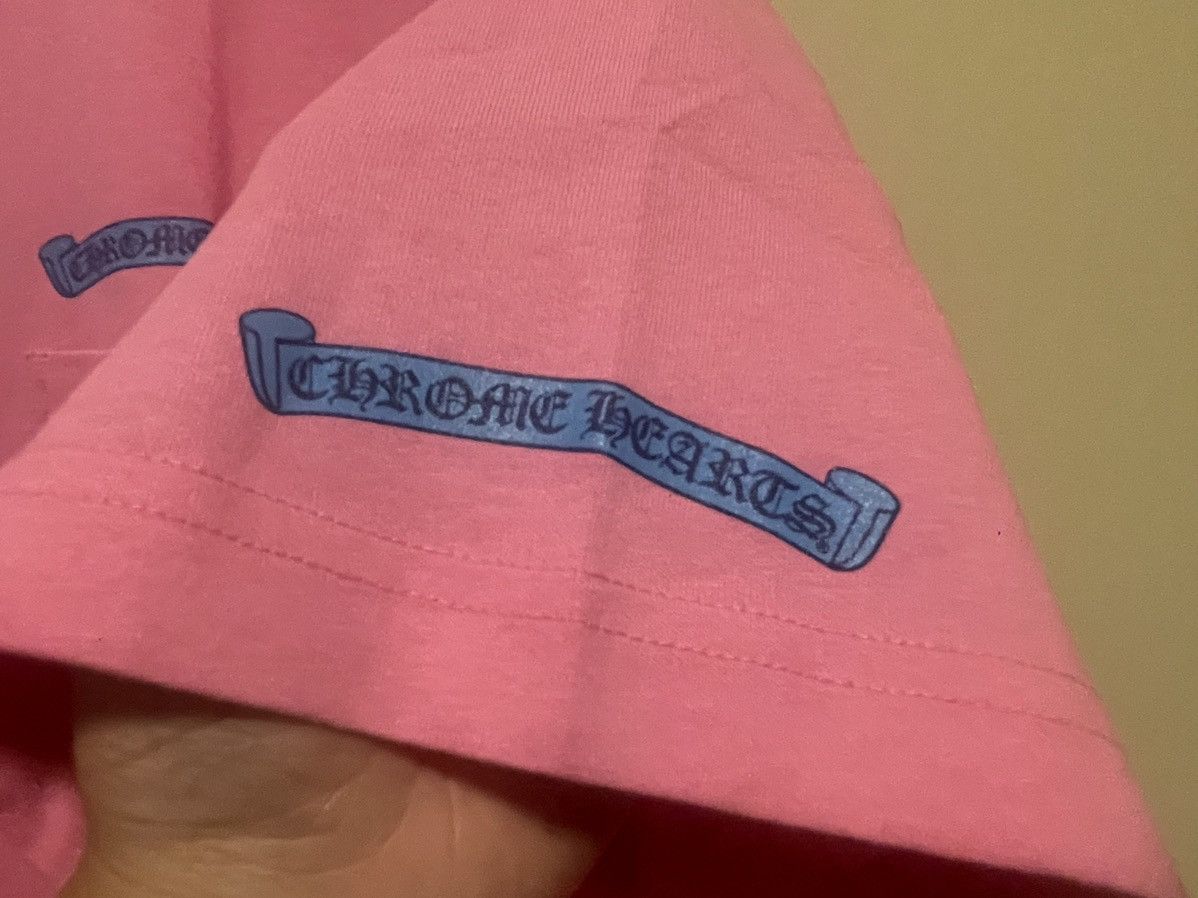 Chrome Hearts Chrome hearts that group SS crew tee pink xl Size US XL / EU 56 / 4 - 8 Thumbnail