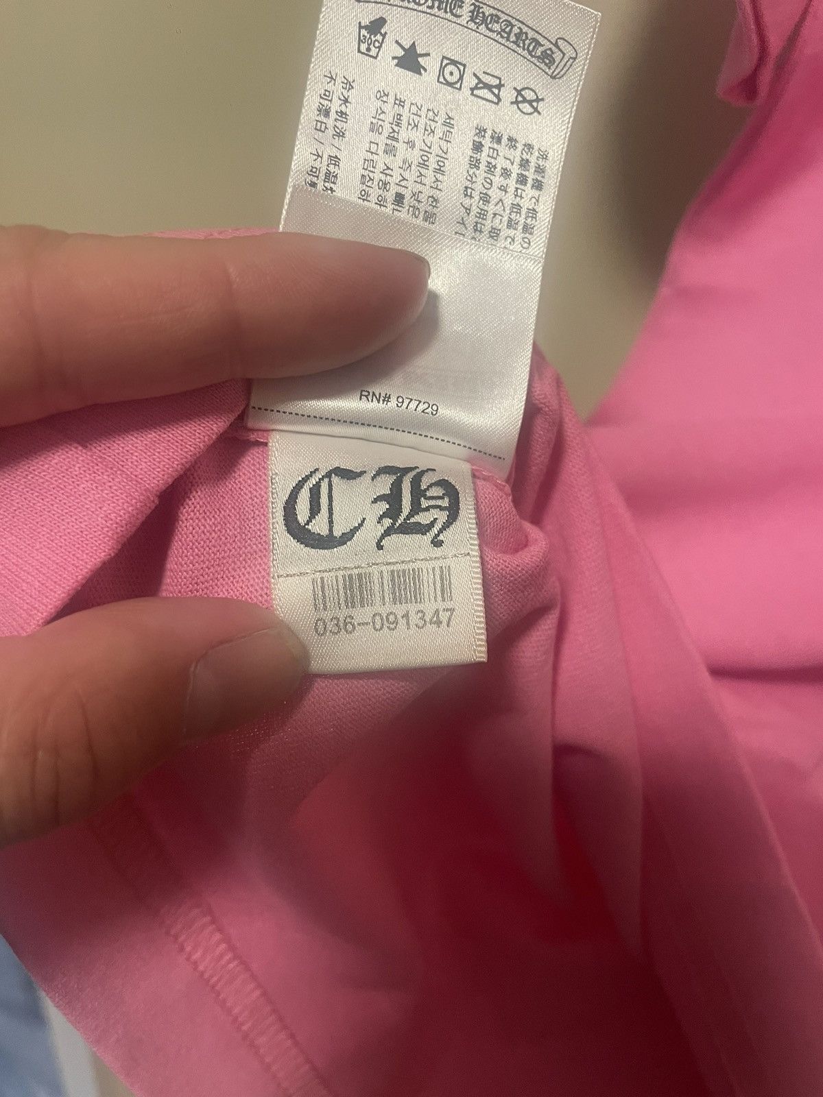 Chrome Hearts Chrome hearts that group SS crew tee pink xl Size US XL / EU 56 / 4 - 5 Thumbnail