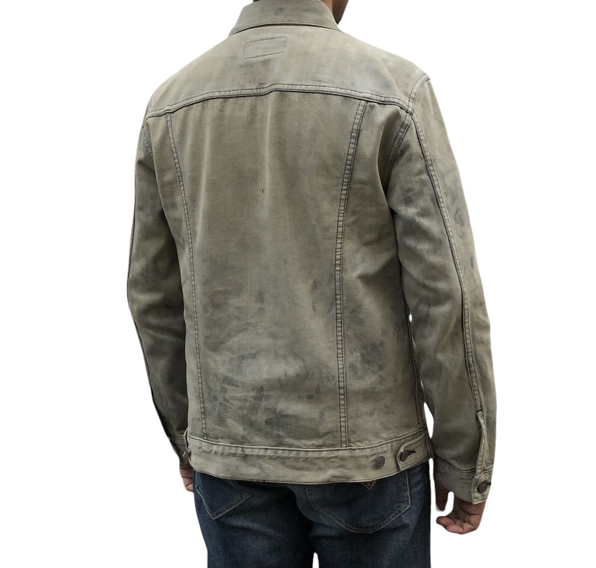 Levi's Vintage Clothing 🔥Vtg Levis Denim Trucker Acid Wash Grey 70599 Denim Jacket Size US M / EU 48-50 / 2 - 5 Thumbnail