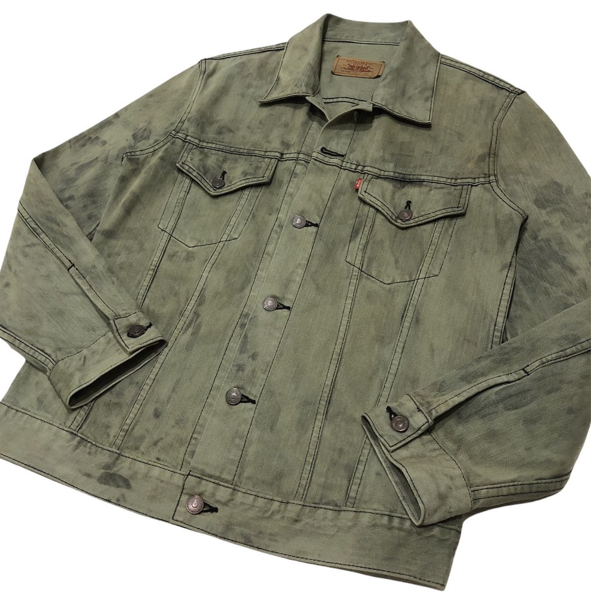 Levi's Vintage Clothing 🔥Vtg Levis Denim Trucker Acid Wash Grey 70599 Denim Jacket Size US M / EU 48-50 / 2 - 9 Thumbnail