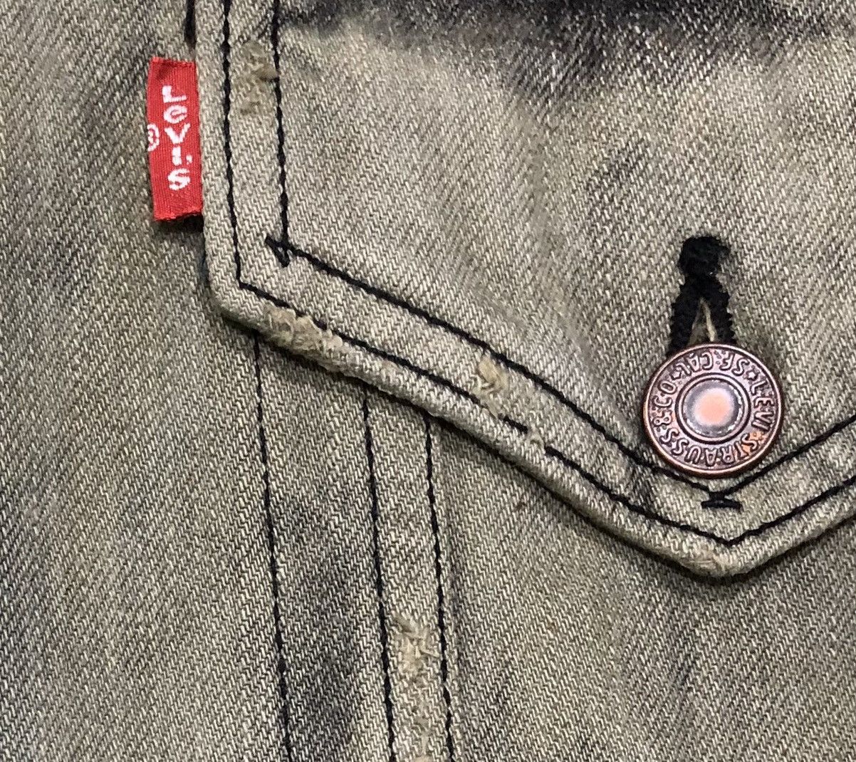 Levi's Vintage Clothing 🔥Vtg Levis Denim Trucker Acid Wash Grey 70599 Denim Jacket Size US M / EU 48-50 / 2 - 15 Thumbnail