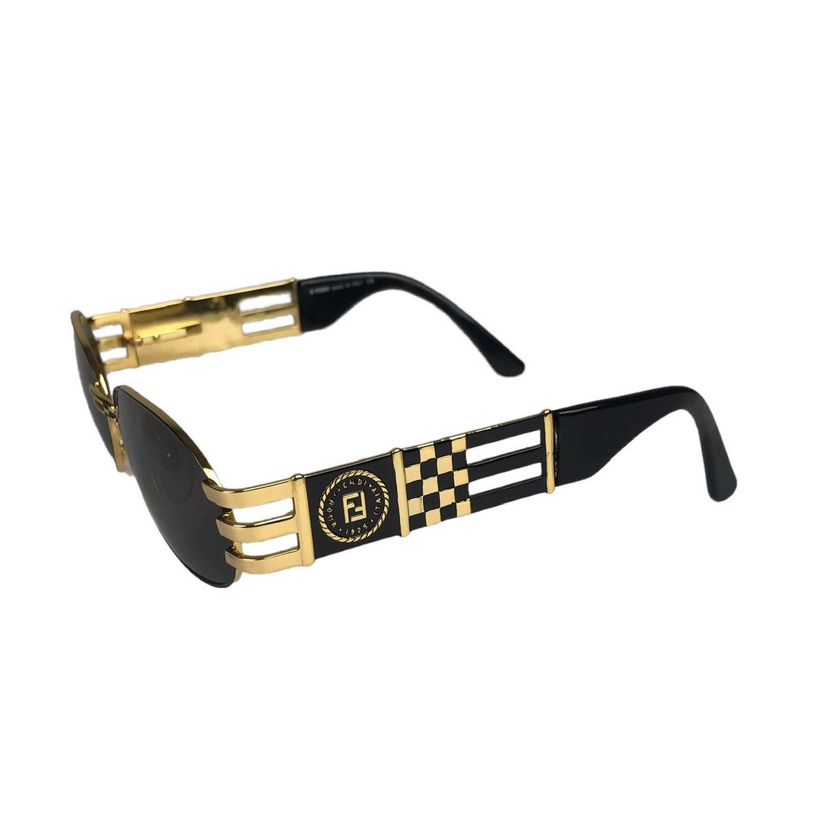 Fendi Fendi Vintage Gold Frame Sunglasses Size ONE SIZE - 4 Thumbnail