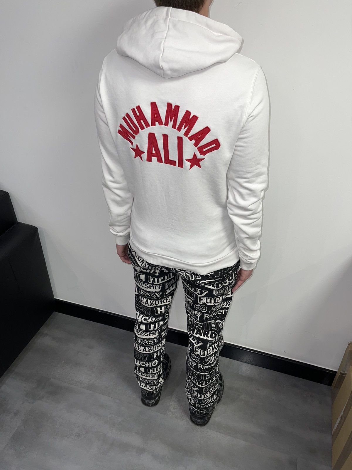 Dolce & Gabbana Dolce & Gabbana X Muhammad Ali Printed White Hoodie Size US S / EU 44-46 / 1 - 8 Thumbnail