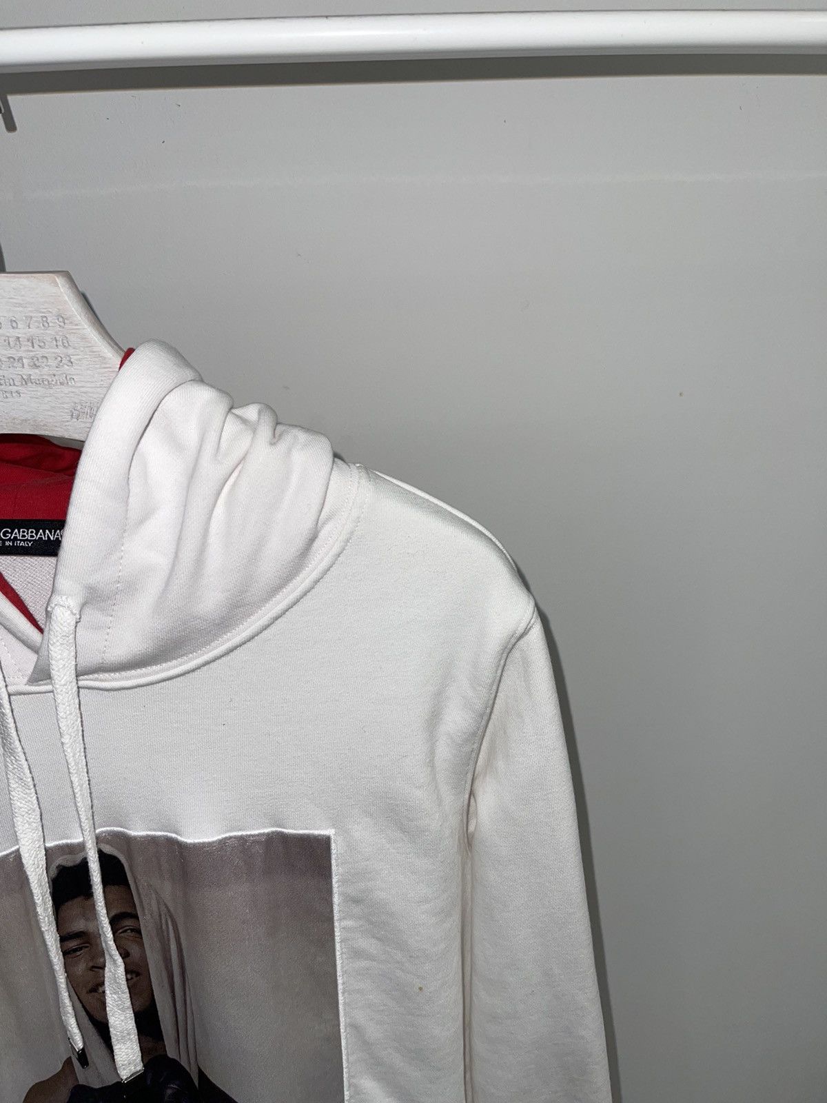 Dolce & Gabbana Dolce & Gabbana X Muhammad Ali Printed White Hoodie Size US S / EU 44-46 / 1 - 2 Thumbnail