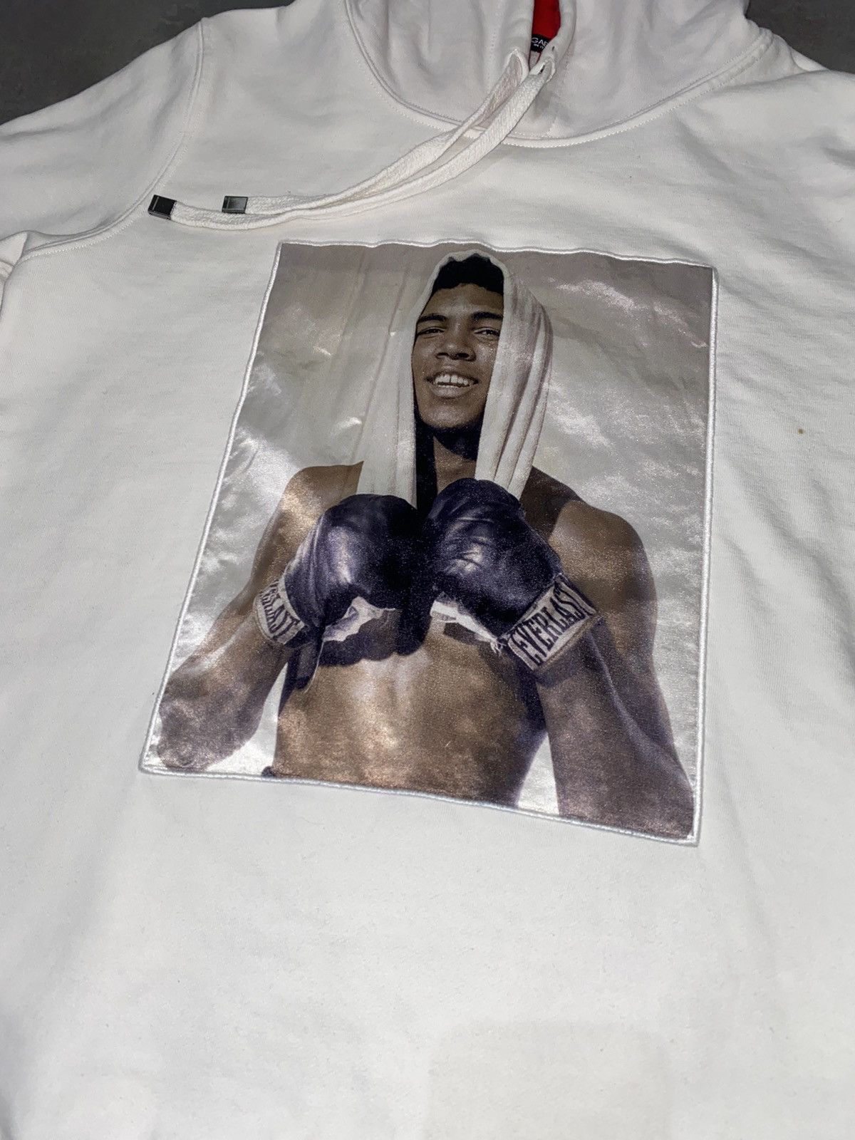 Dolce & Gabbana Dolce & Gabbana X Muhammad Ali Printed White Hoodie Size US S / EU 44-46 / 1 - 10 Thumbnail