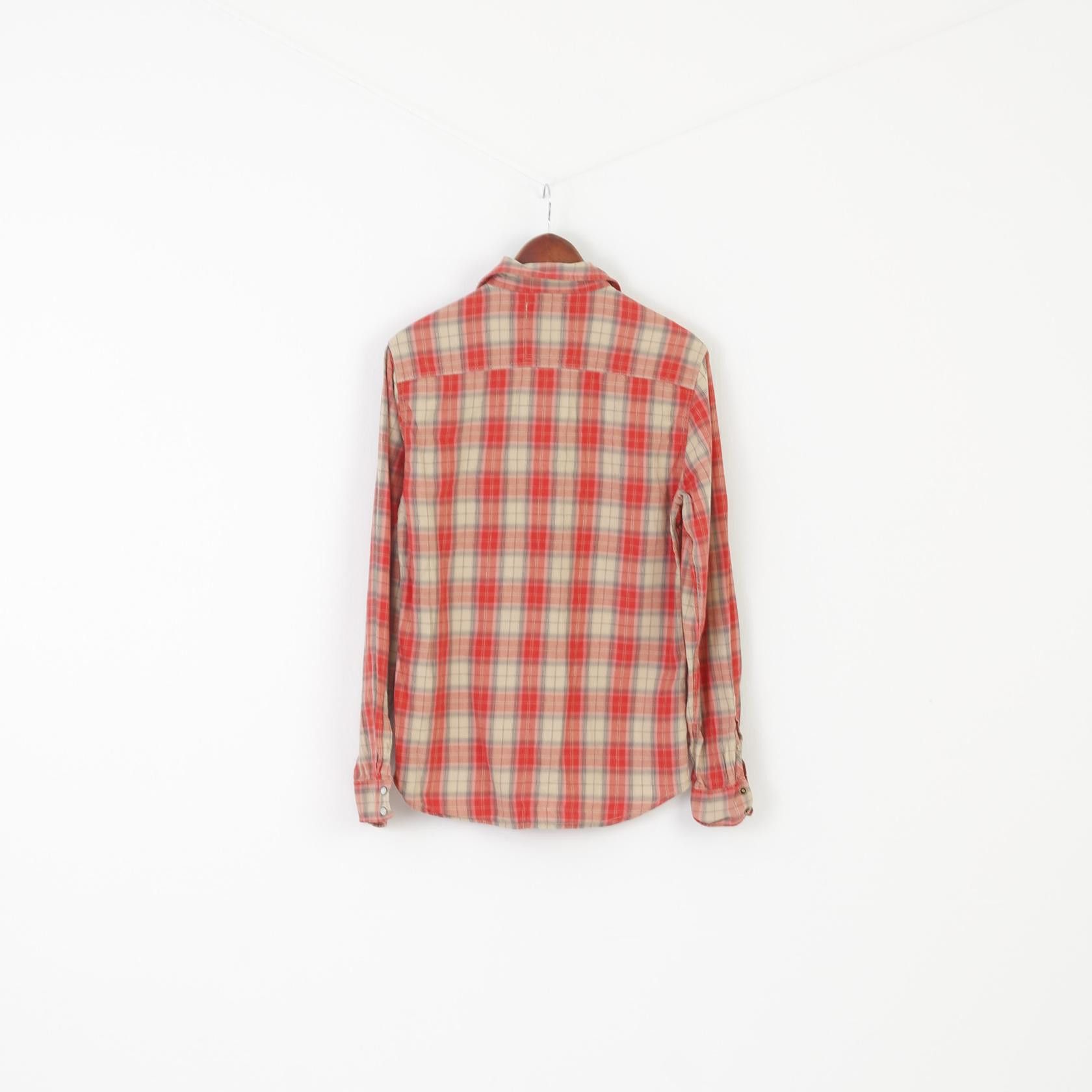 Guess Guess Los Angeles Men M Casual Shirt Red Check 8213 Size US M / EU 48-50 / 2 - 7 Thumbnail