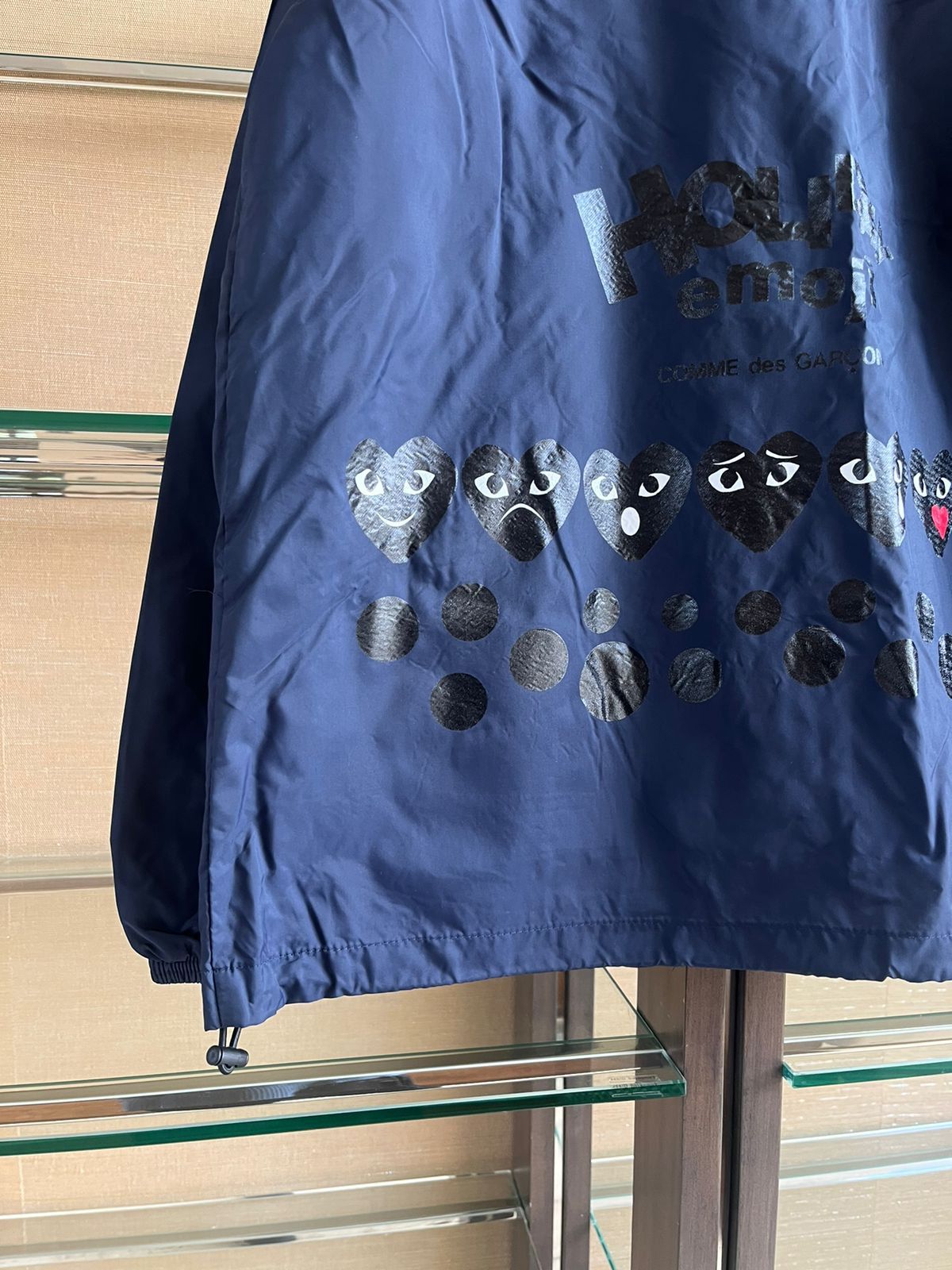 Comme des Garcons CDG Holiday Special Emoji Jacket in Dark Navy Size US M / EU 48-50 / 2 - 2 Thumbnail