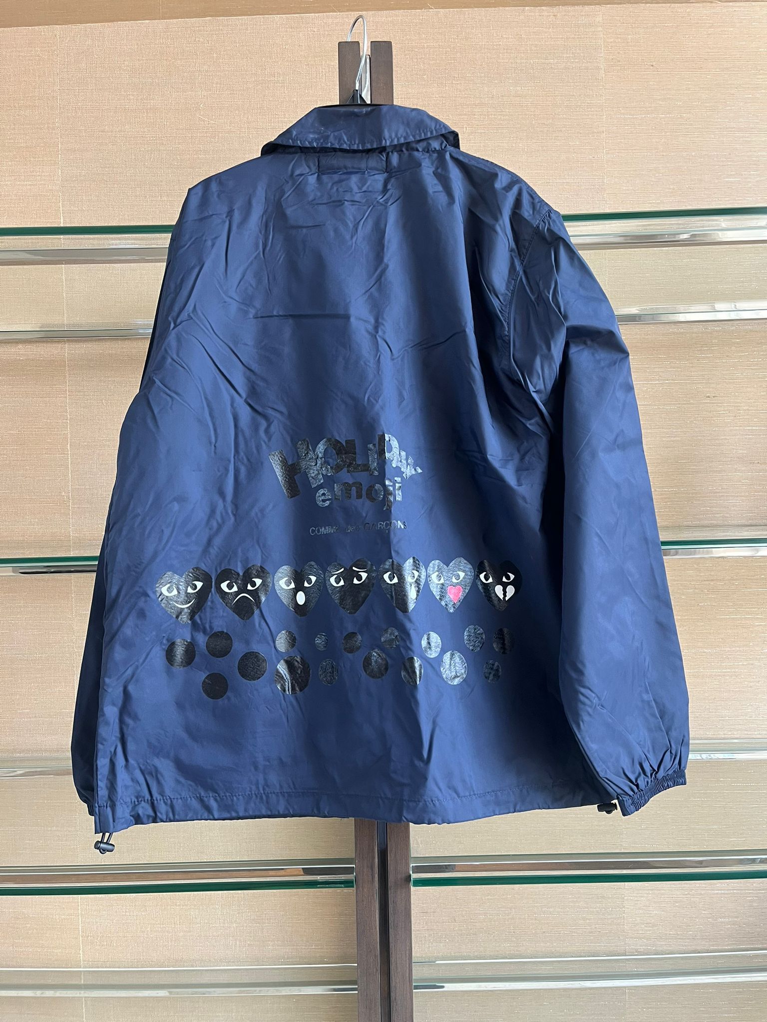 Comme des Garcons CDG Holiday Special Emoji Jacket in Dark Navy Size US M / EU 48-50 / 2 - 3 Thumbnail