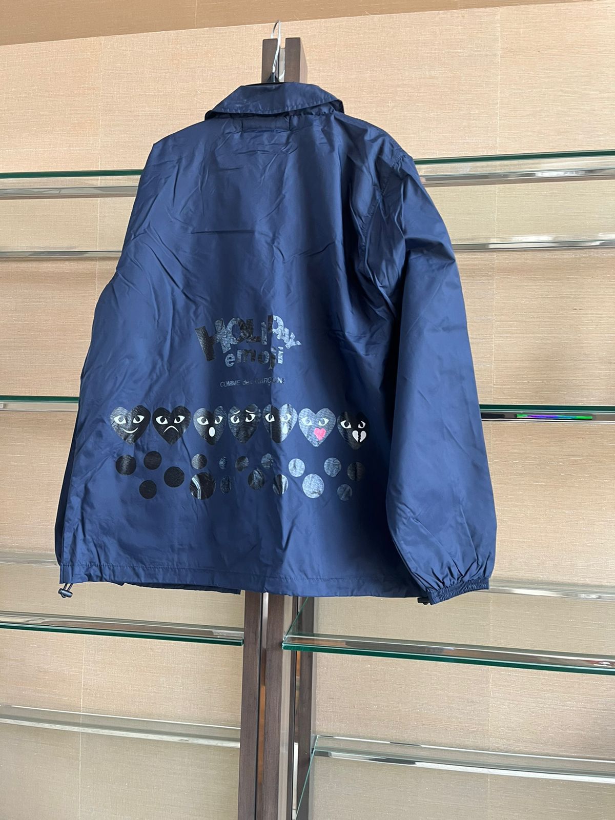 Comme des Garcons CDG Holiday Special Emoji Jacket in Dark Navy Size US M / EU 48-50 / 2 - 6 Thumbnail