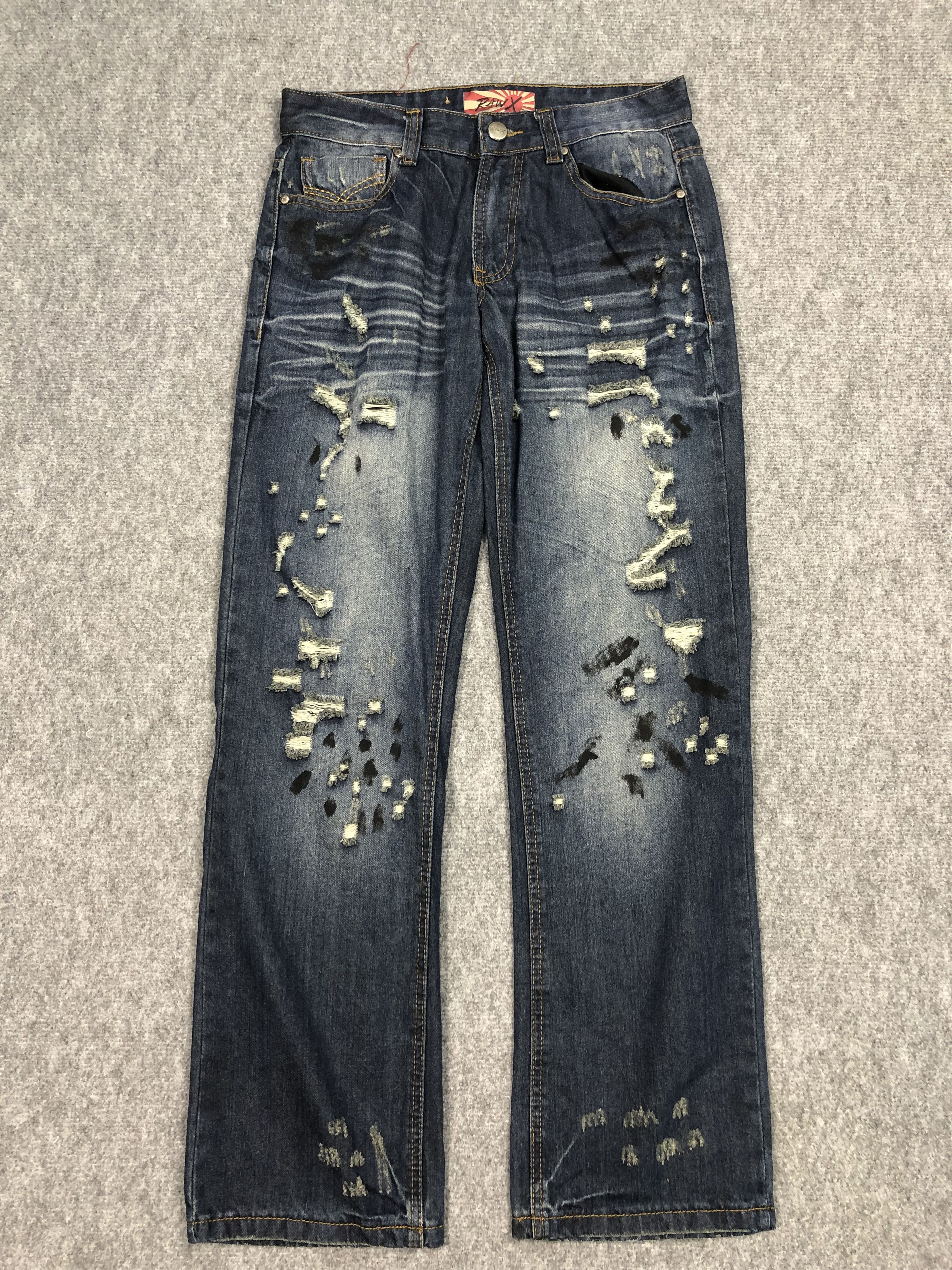 Japanese Brand Vintage Japanese Brand Raw X Denim DP0122 Size US 31 - 1 Thumbnail