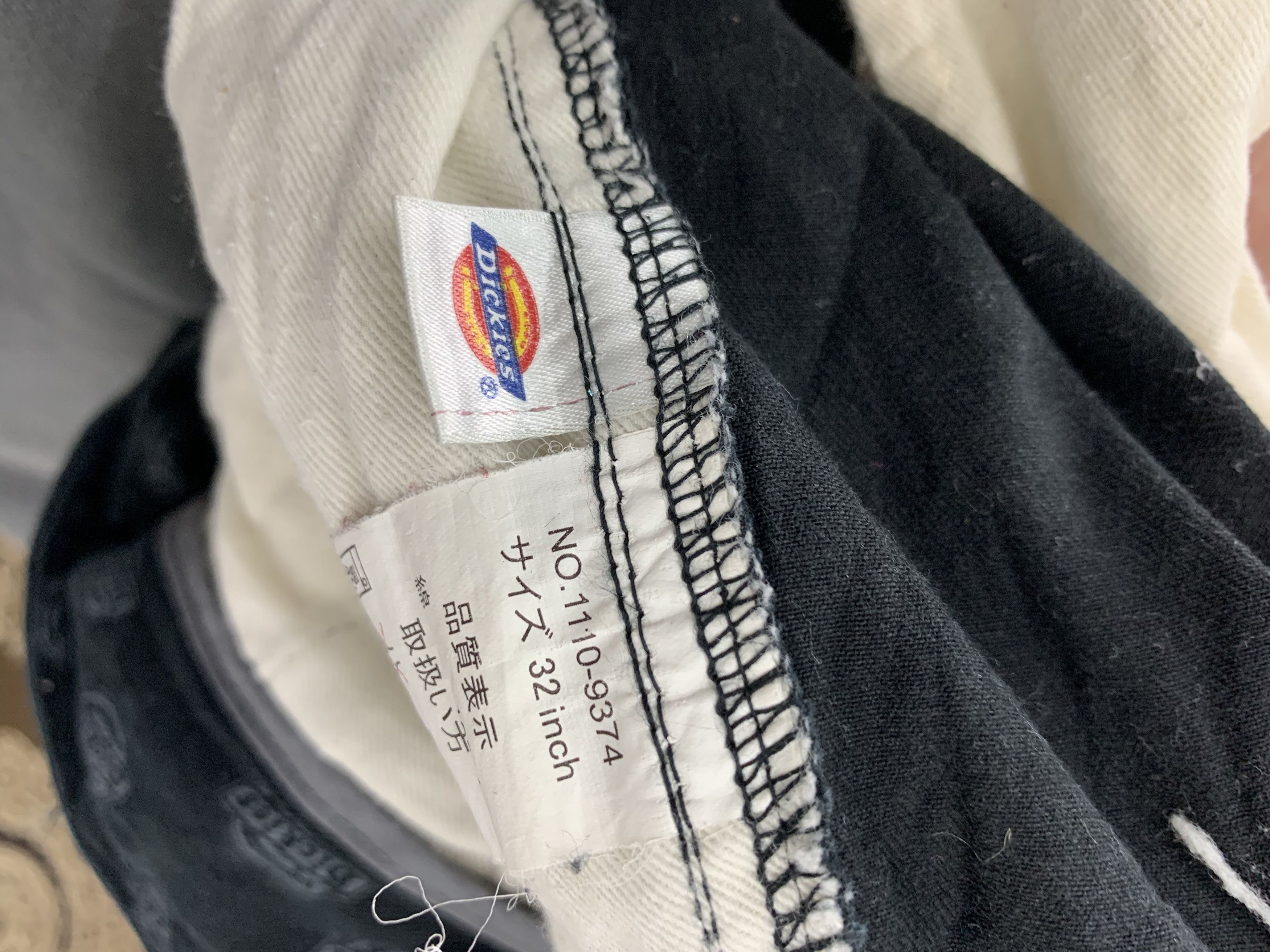 Dickies DICKIES Painted Casual Pants Black Streetwear Vintage Size US 32 / EU 48 - 10 Thumbnail