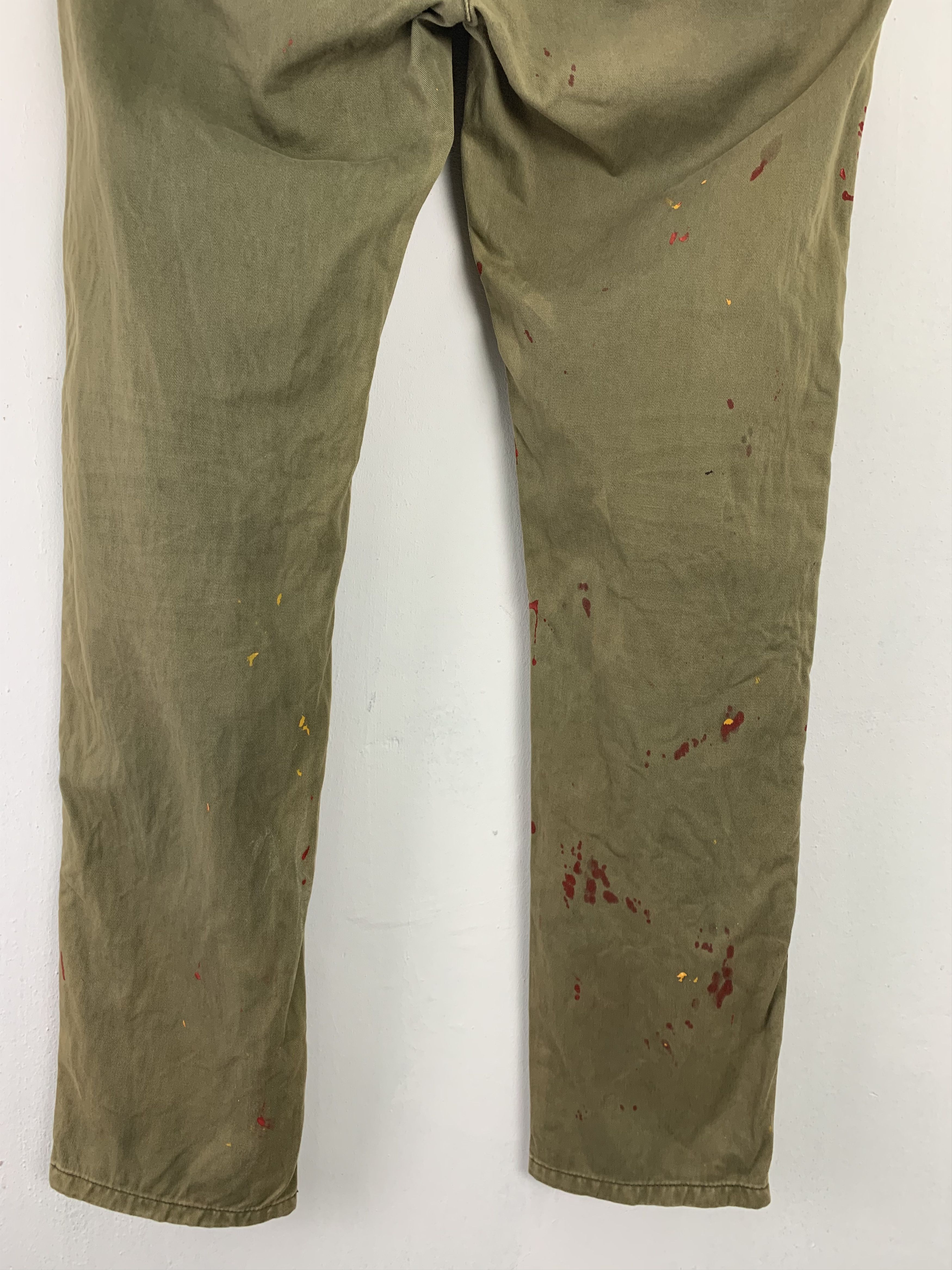 Japanese Brand Pants Skinny Painted Custom Japanese Branded Streetwear Size US 31 - 14 Thumbnail