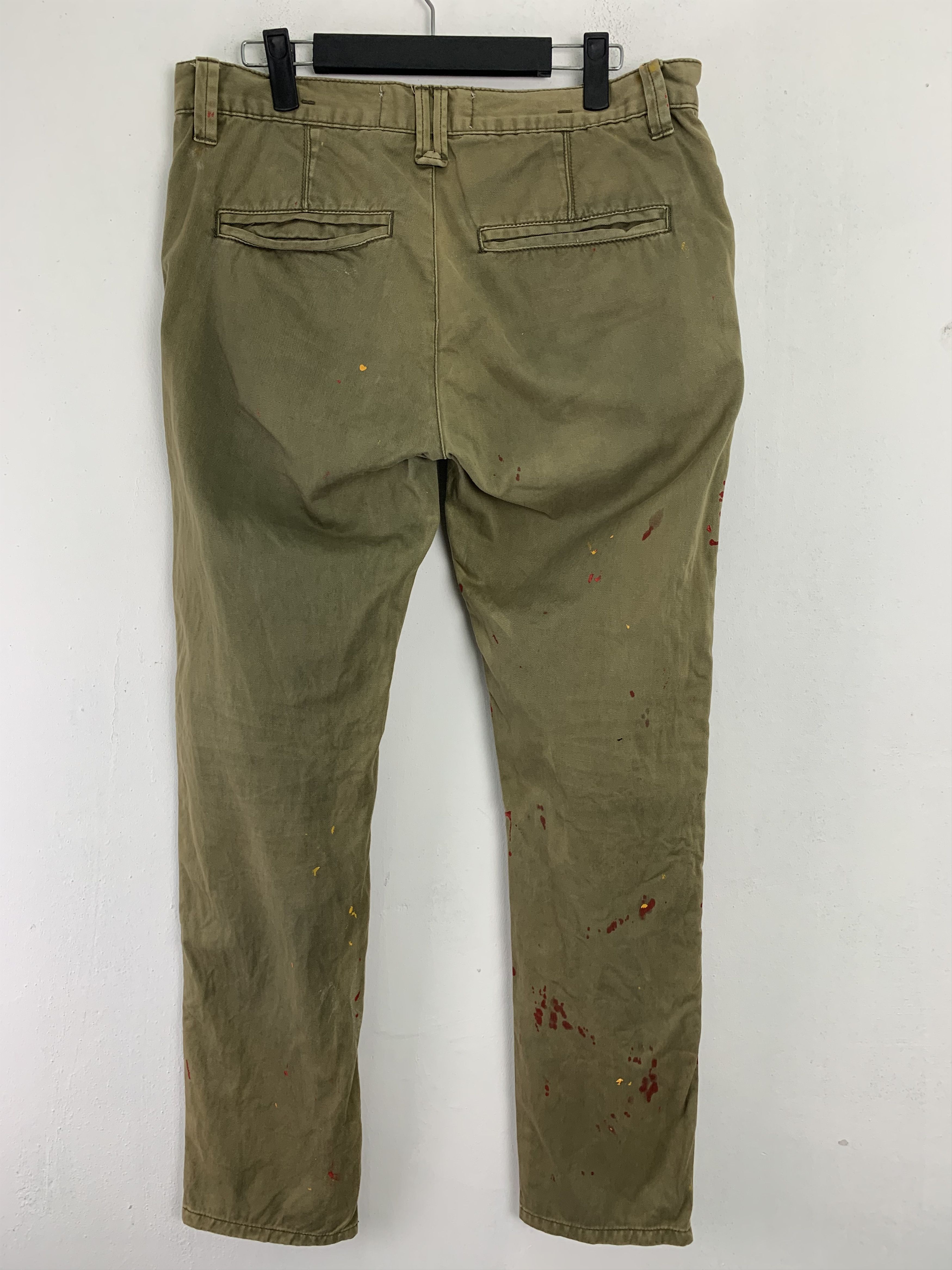 Japanese Brand Pants Skinny Painted Custom Japanese Branded Streetwear Size US 31 - 12 Thumbnail
